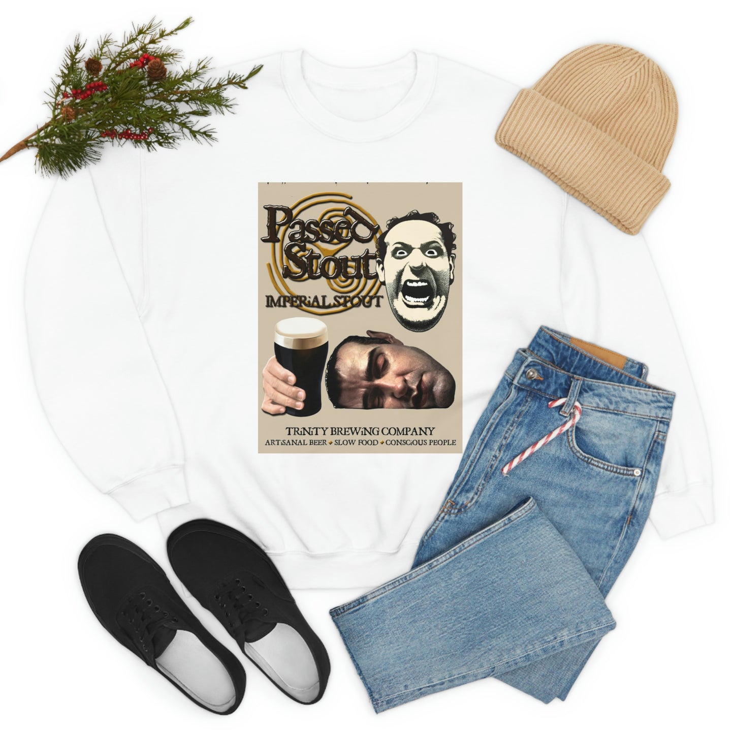 TRiNiTY Passed Stout Imperial Stout - Unisex Heavy Blend™ Crewneck Sweatshirt