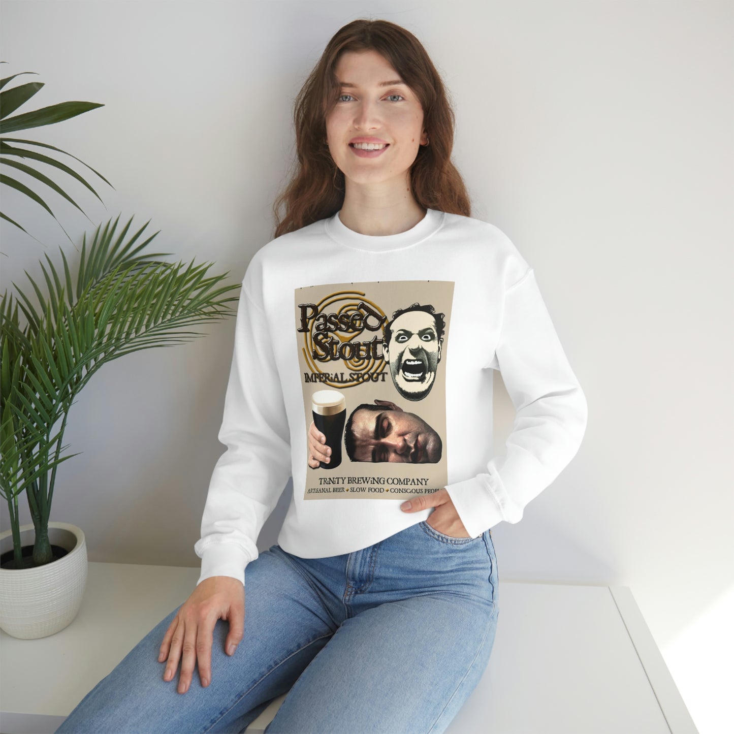 TRiNiTY Passed Stout Imperial Stout - Unisex Heavy Blend™ Crewneck Sweatshirt