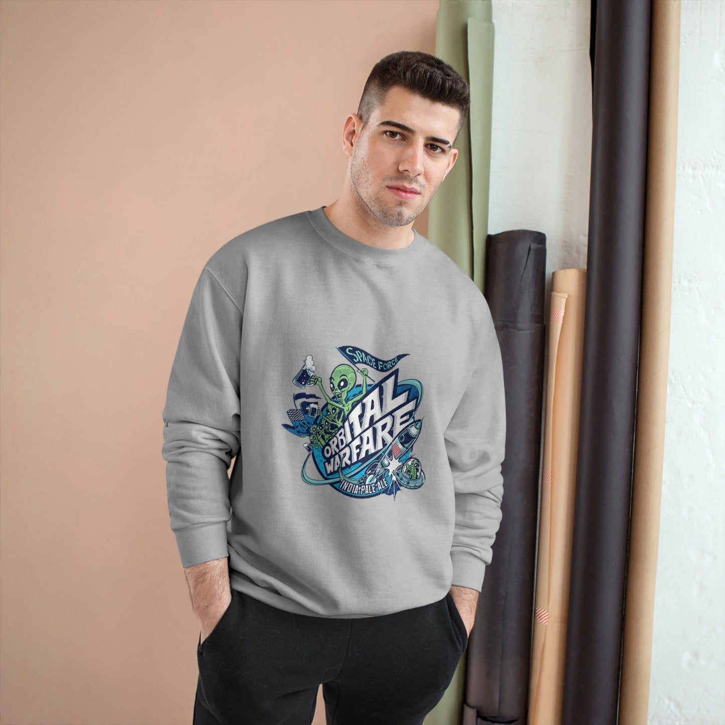 TRiNiTY Orbital Warfare IPA (Dark Colors) - Champion Sweatshirt