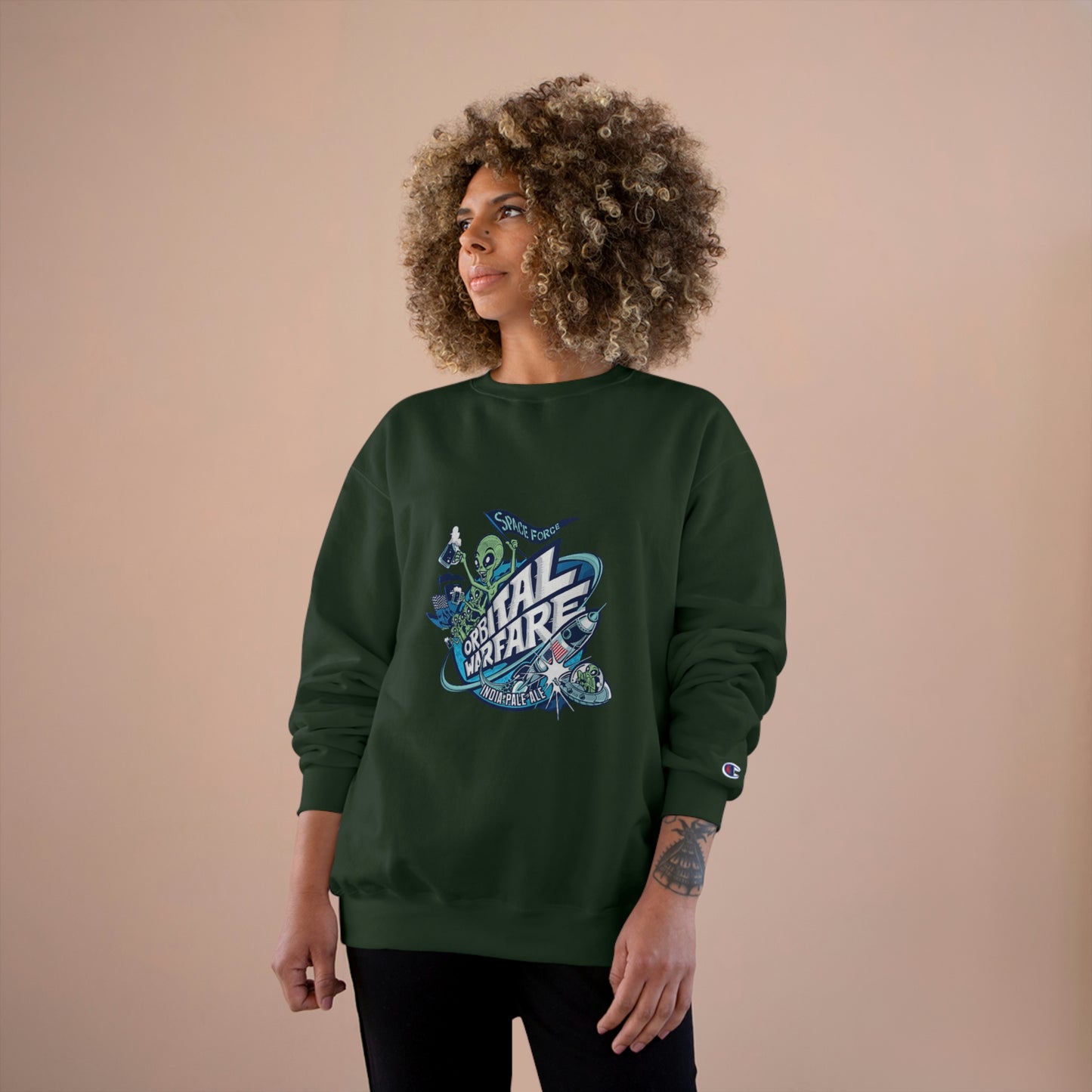 TRiNiTY Orbital Warfare IPA (Dark Colors) - Champion Sweatshirt