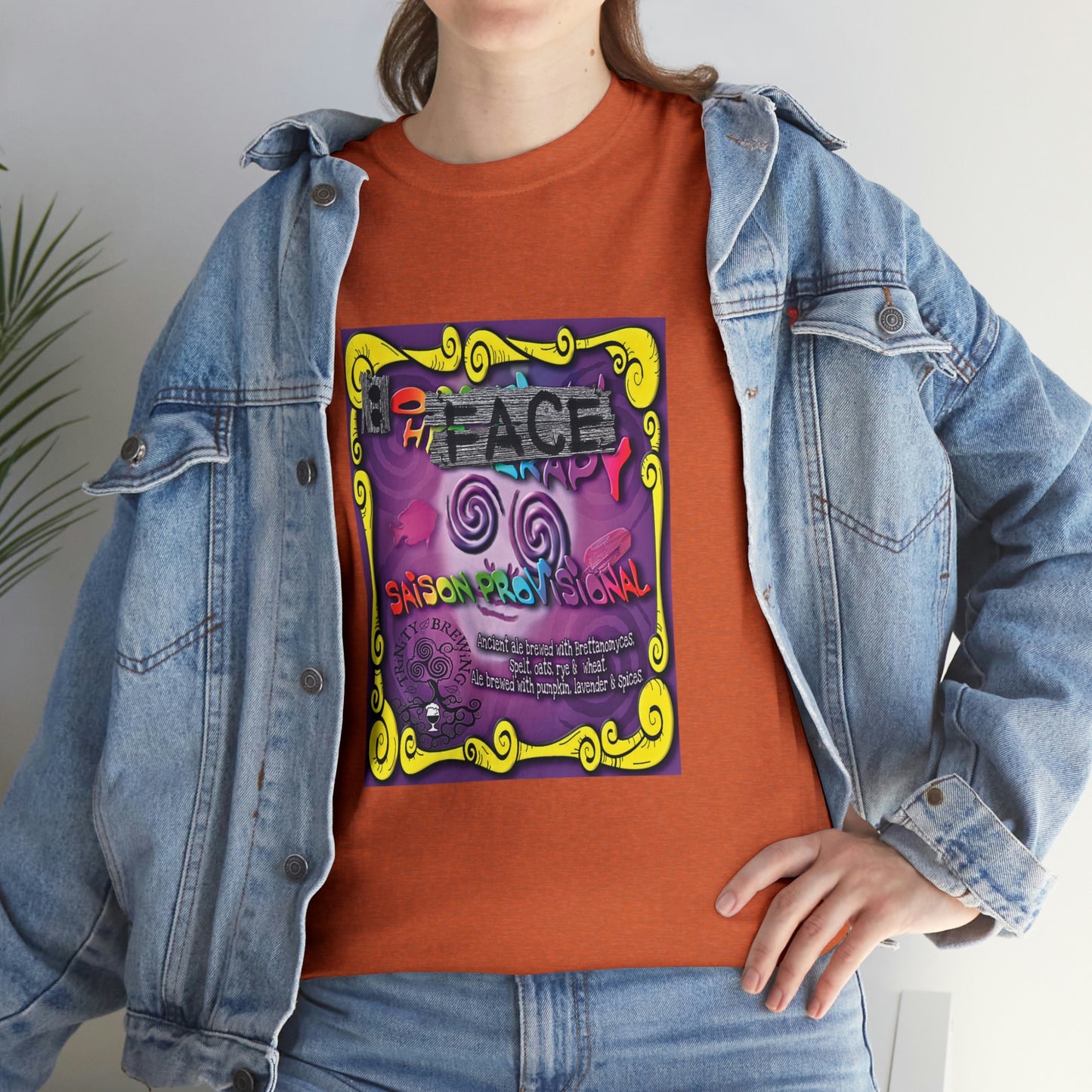 TRiNiTY Oh Face! - Unisex Heavy Cotton Tee