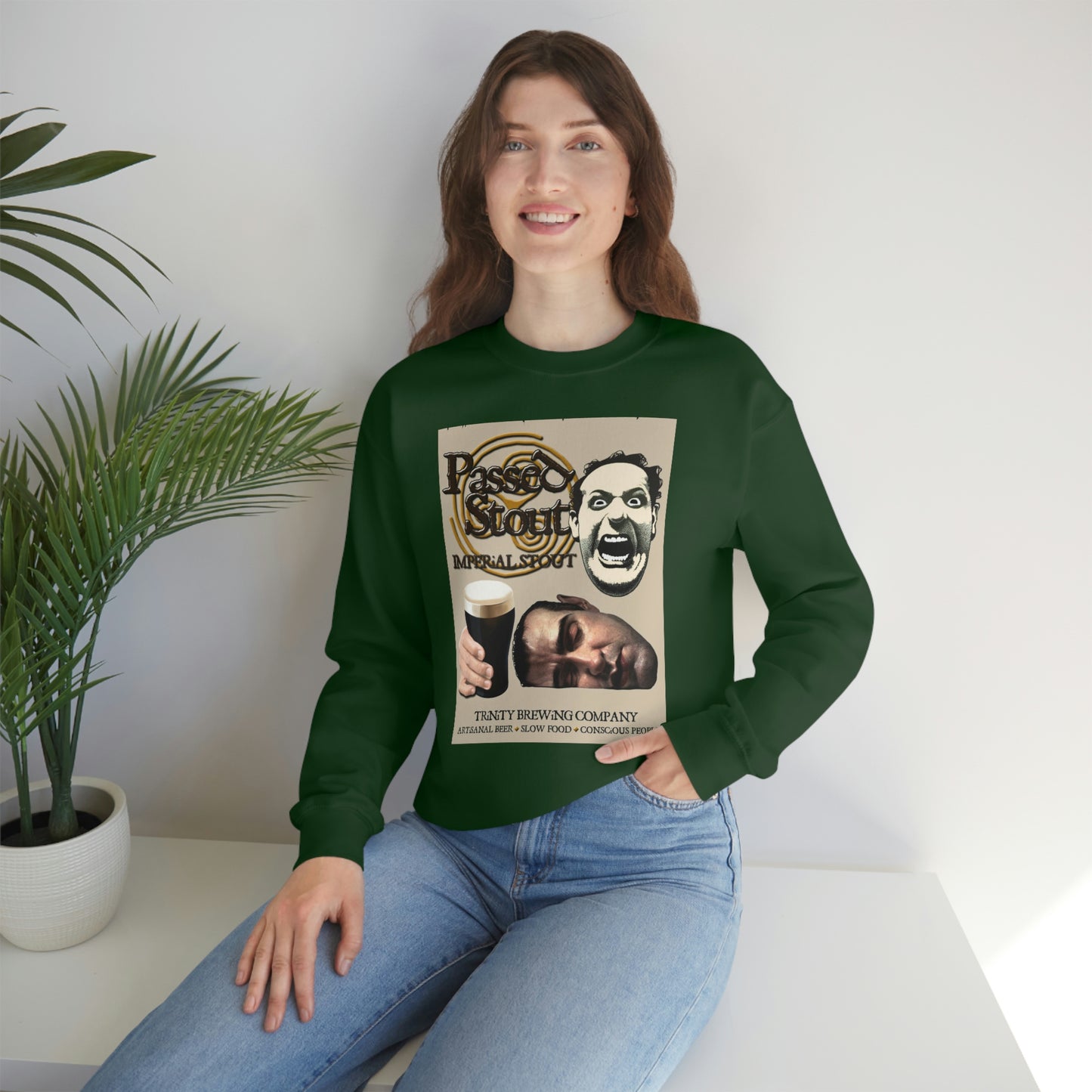 TRiNiTY Passed Stout Imperial Stout - Unisex Heavy Blend™ Crewneck Sweatshirt