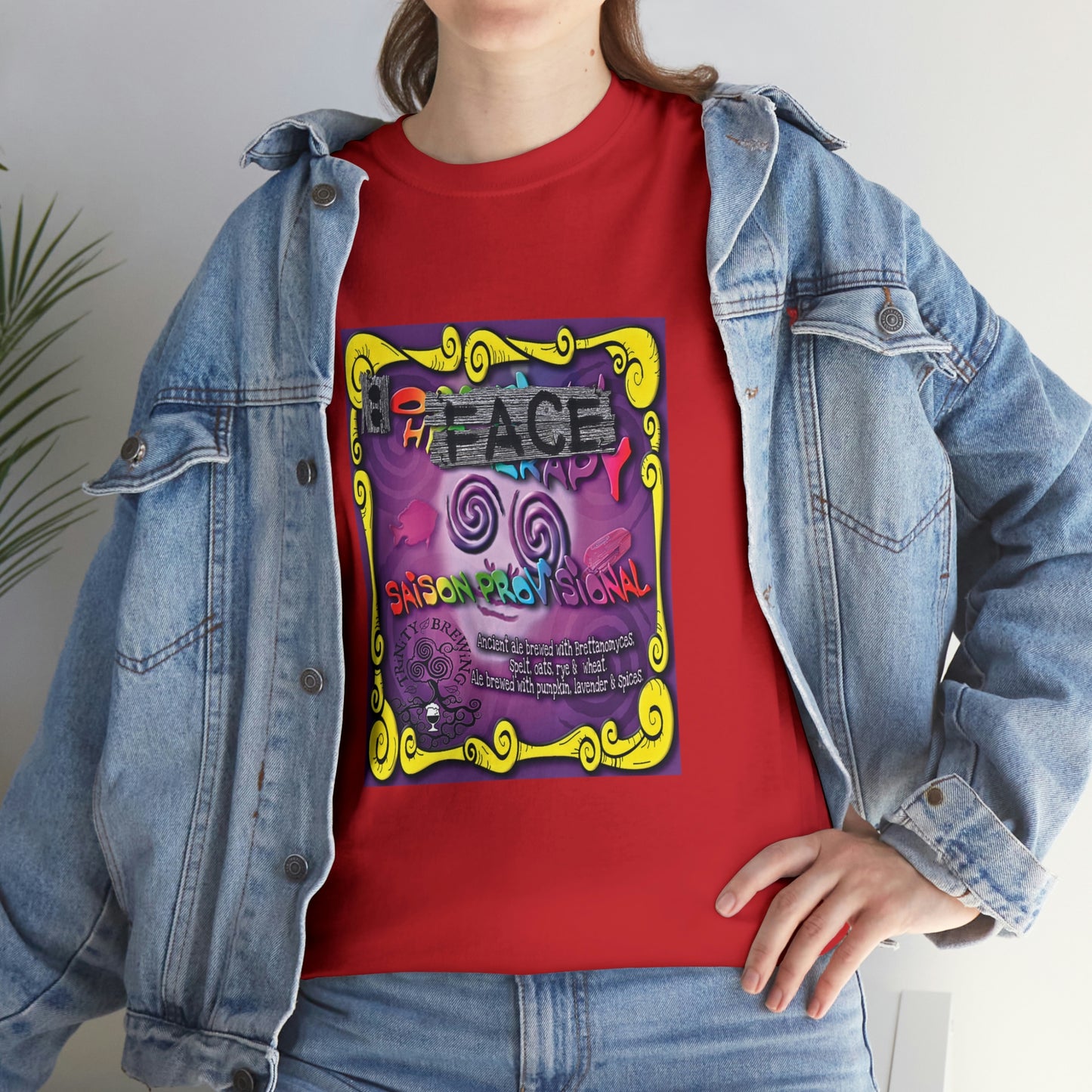TRiNiTY Oh Face! - Unisex Heavy Cotton Tee