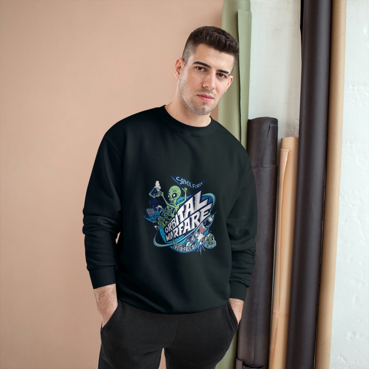 TRiNiTY Orbital Warfare IPA (Dark Colors) - Champion Sweatshirt