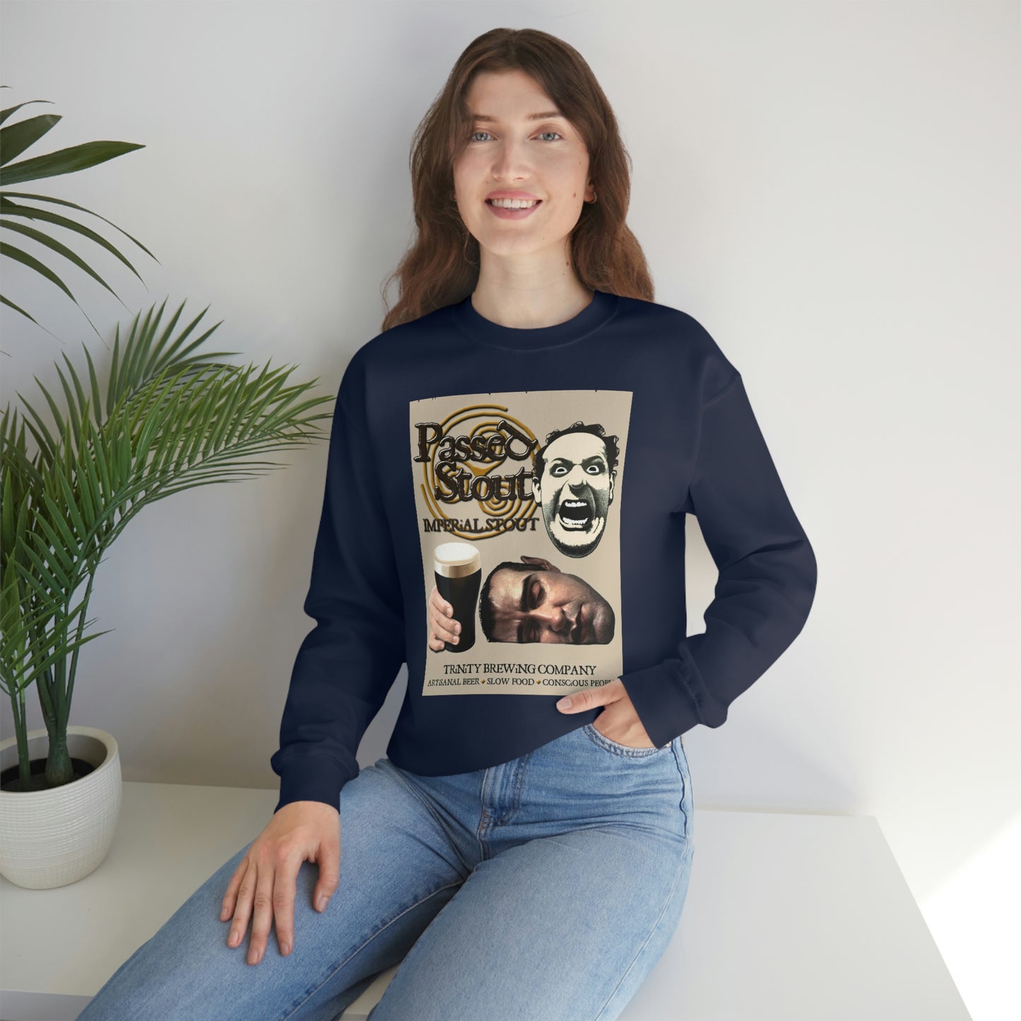 TRiNiTY Passed Stout Imperial Stout - Unisex Heavy Blend™ Crewneck Sweatshirt