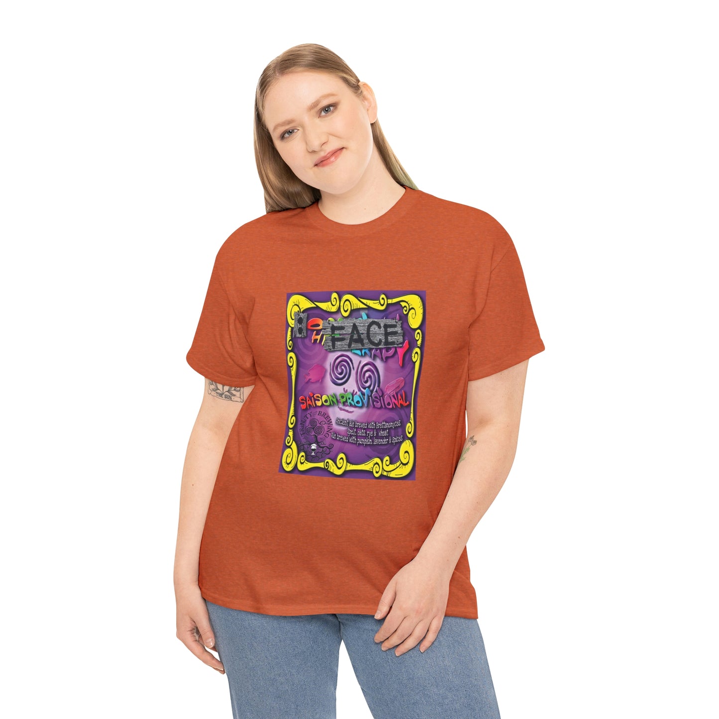 TRiNiTY Oh Face! - Unisex Heavy Cotton Tee