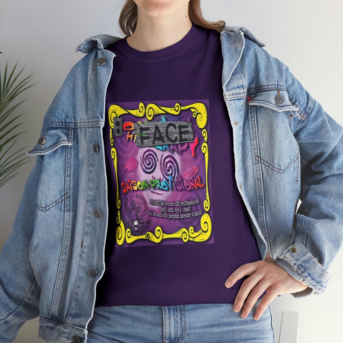 TRiNiTY Oh Face! - Unisex Heavy Cotton Tee
