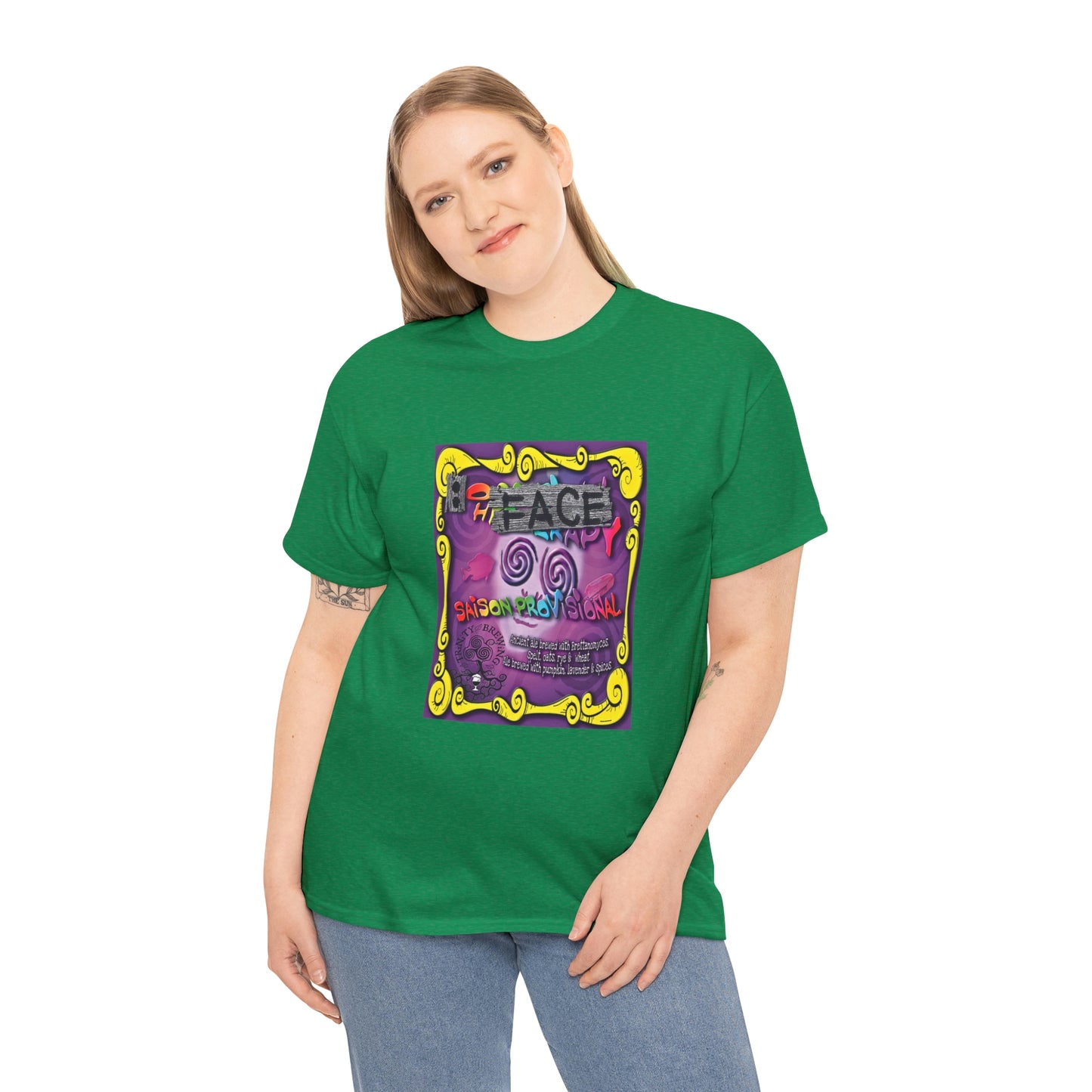 TRiNiTY Oh Face! - Unisex Heavy Cotton Tee