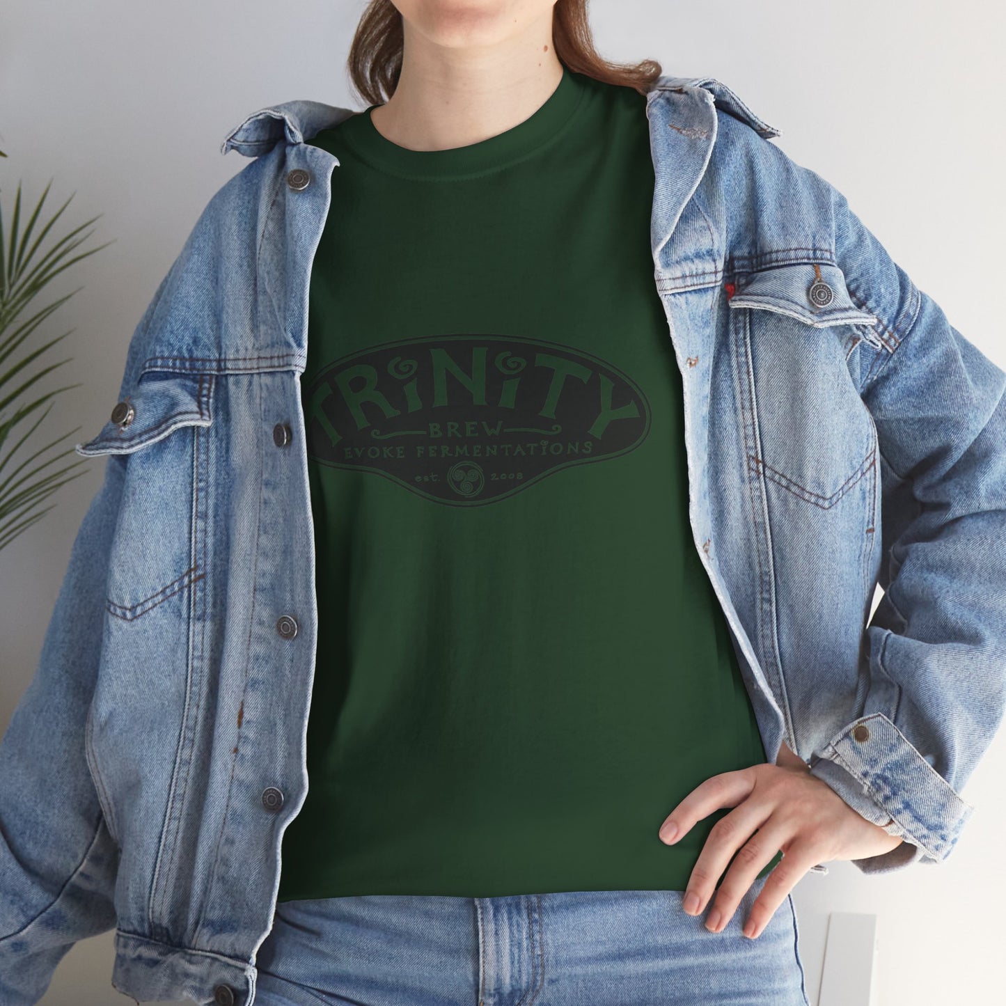 TRiNiTY Classic Logo/ Black - Unisex Heavy Cotton Tee