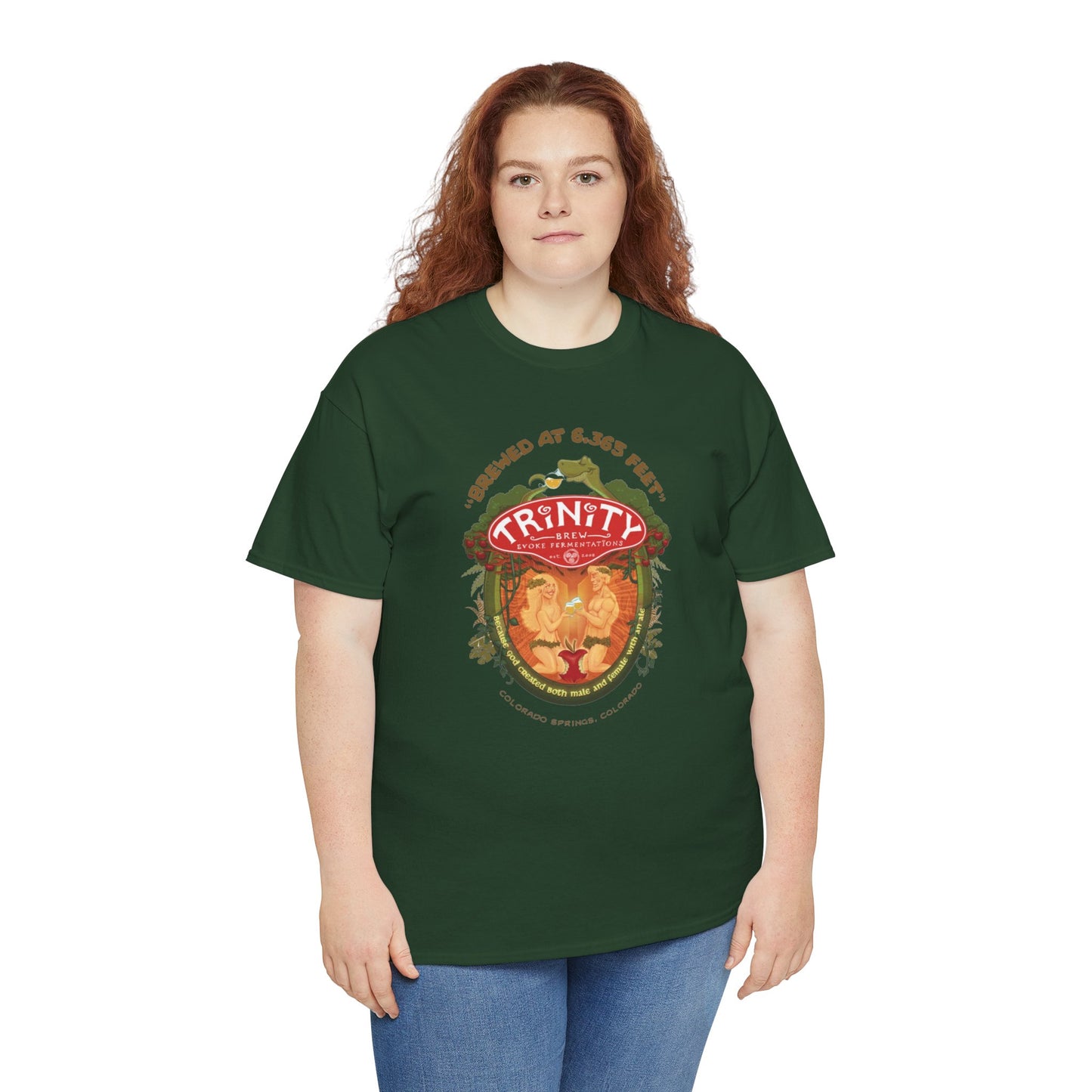 Adam & Eve Ale (Darker Colors) - Unisex Heavy Cotton Tee