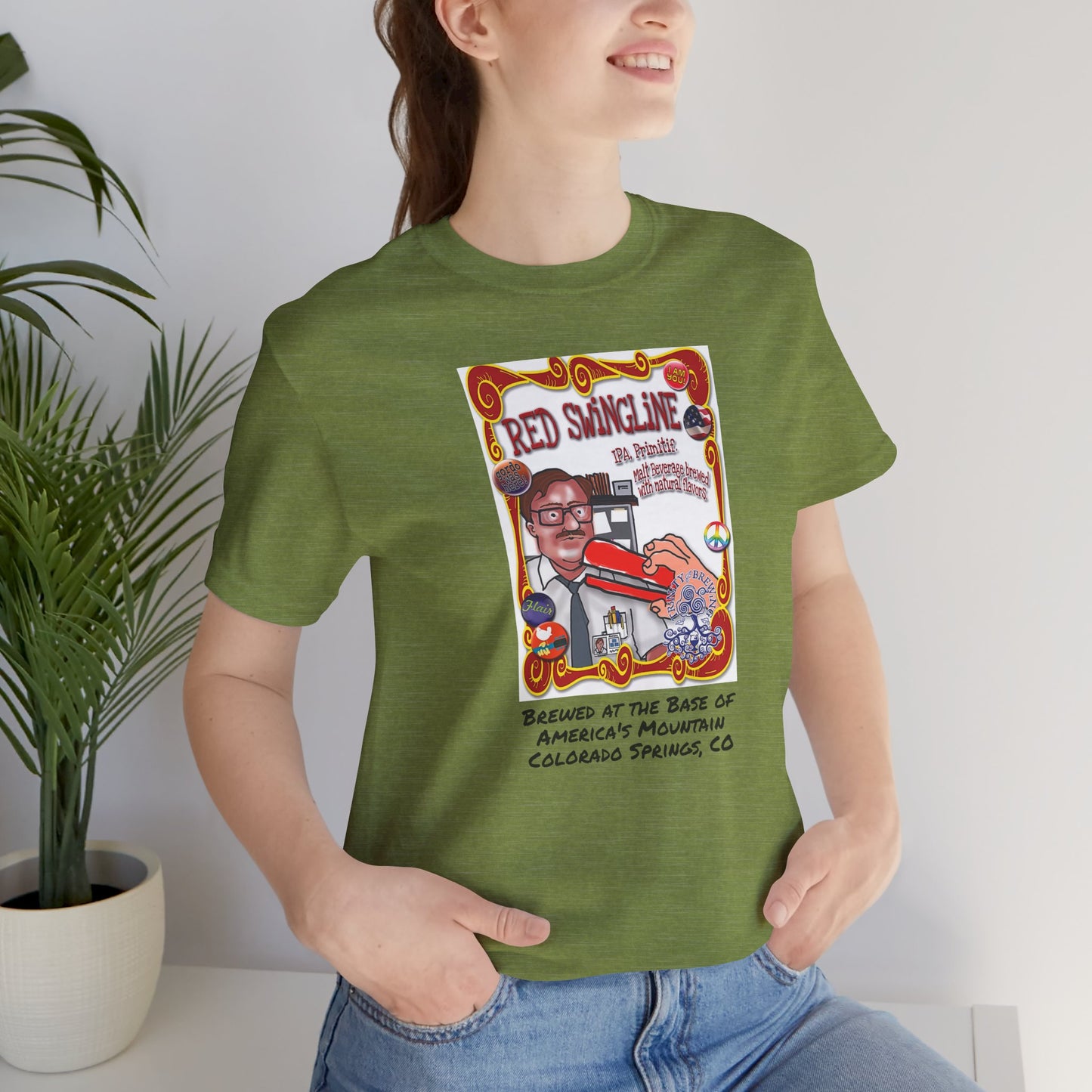 TRiNiTY GABF Gold Medal Winner Red Swingline Sour IPA - Unisex Jersey Short Sleeve Tee