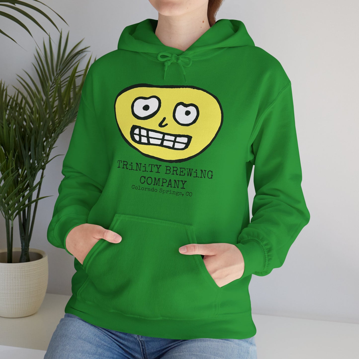 TRiNiTY Brewing Beerface Logo - Unisex Heavy Blend™ Hooded Sweatshirt