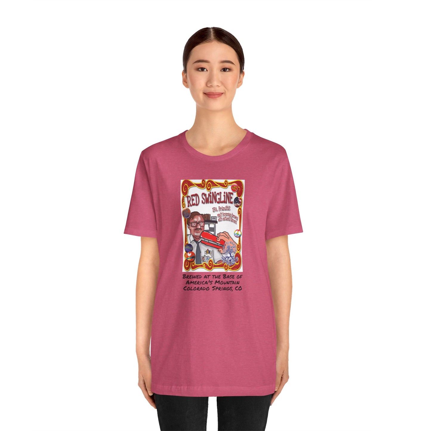 TRiNiTY GABF Gold Medal Winner Red Swingline Sour IPA - Unisex Jersey Short Sleeve Tee