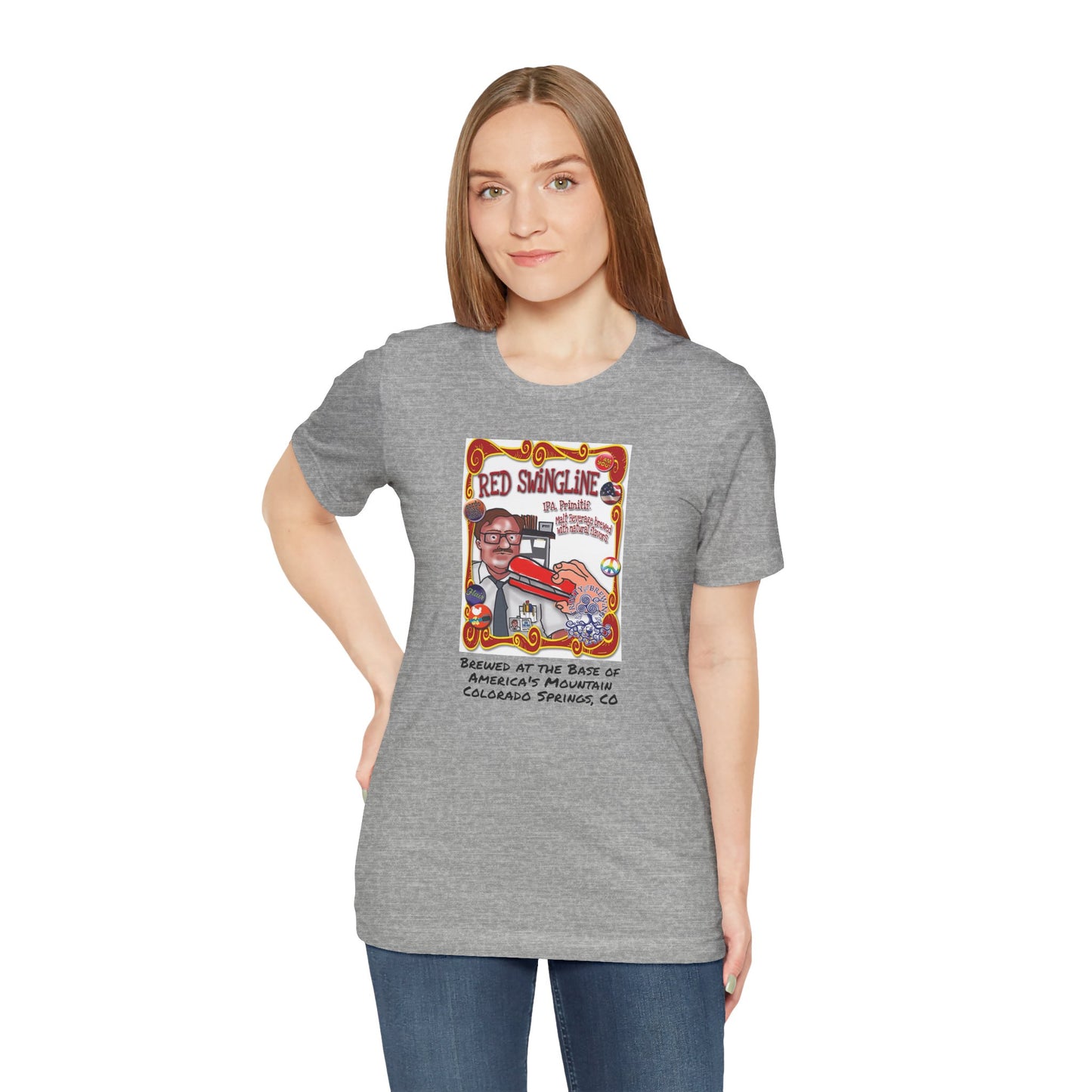 TRiNiTY GABF Gold Medal Winner Red Swingline Sour IPA - Unisex Jersey Short Sleeve Tee