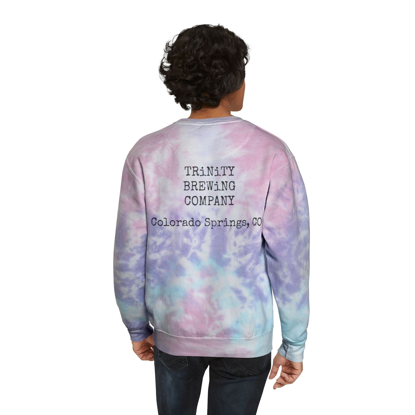 TRiNiTY Sour Series/ Golden Acid Trip - Unisex Tie-Dye Sweatshirt
