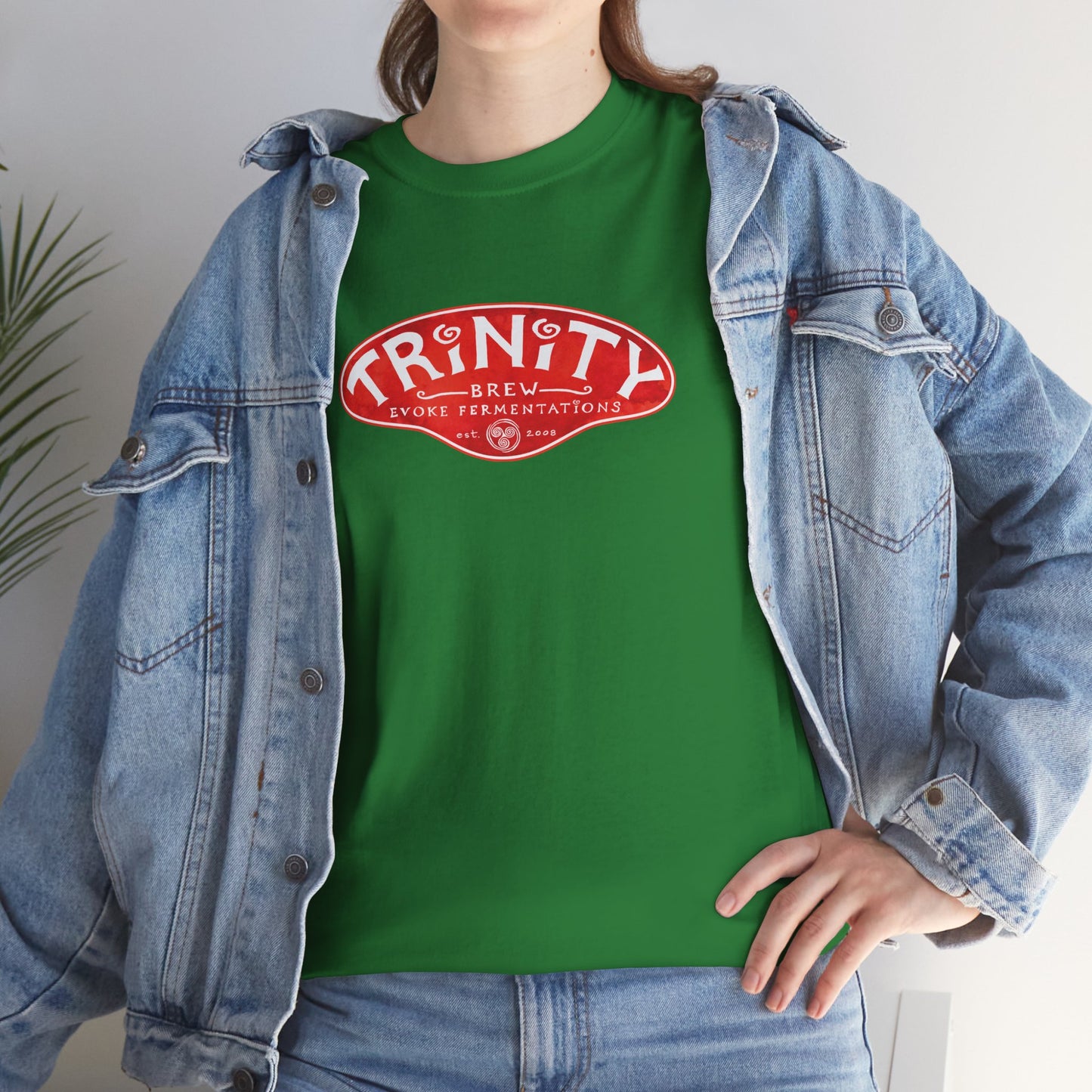 TRiNiTY Classic Logo RED - Unisex Heavy Cotton Tee