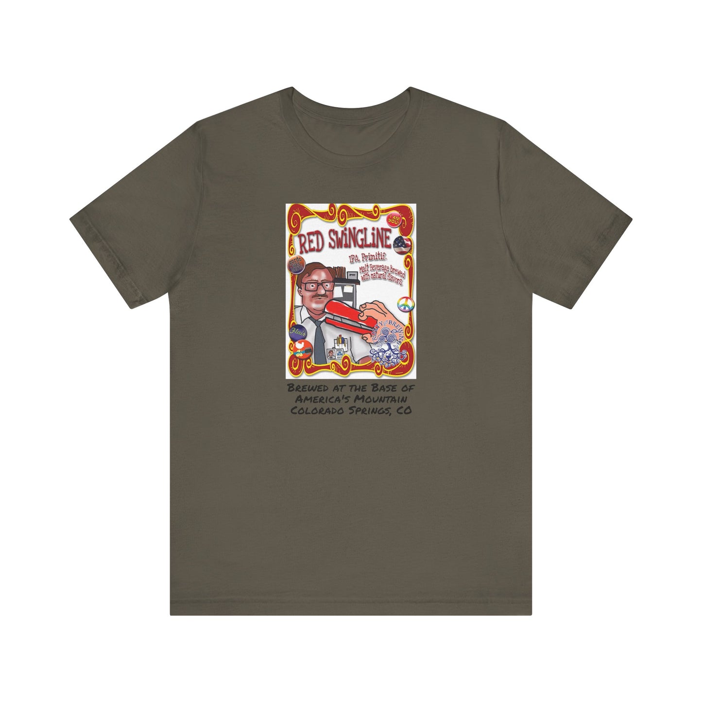 TRiNiTY GABF Gold Medal Winner Red Swingline Sour IPA - Unisex Jersey Short Sleeve Tee