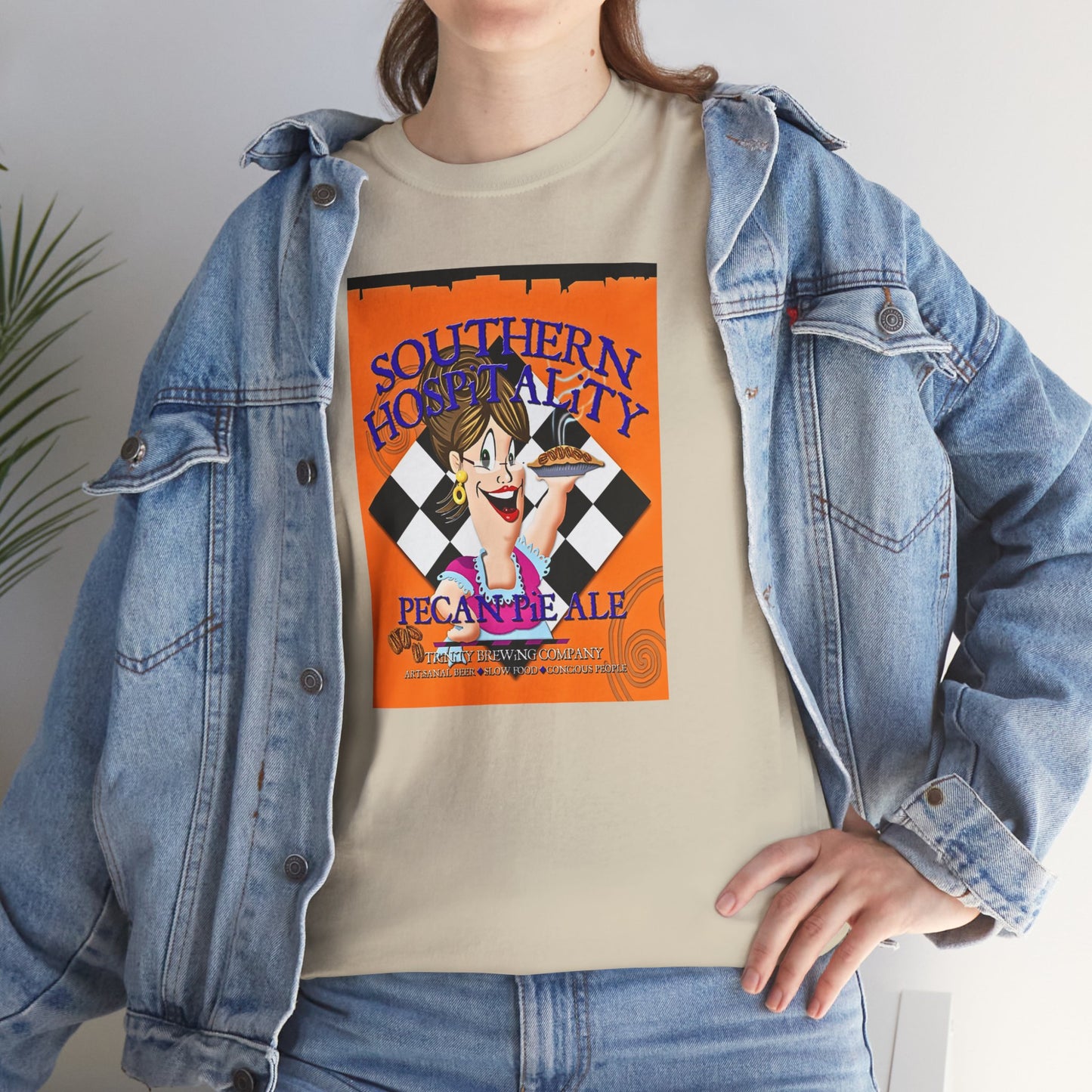 TRiNiTY Southern Hospitality Pecan Pie Ale - Unisex Heavy Cotton Tee