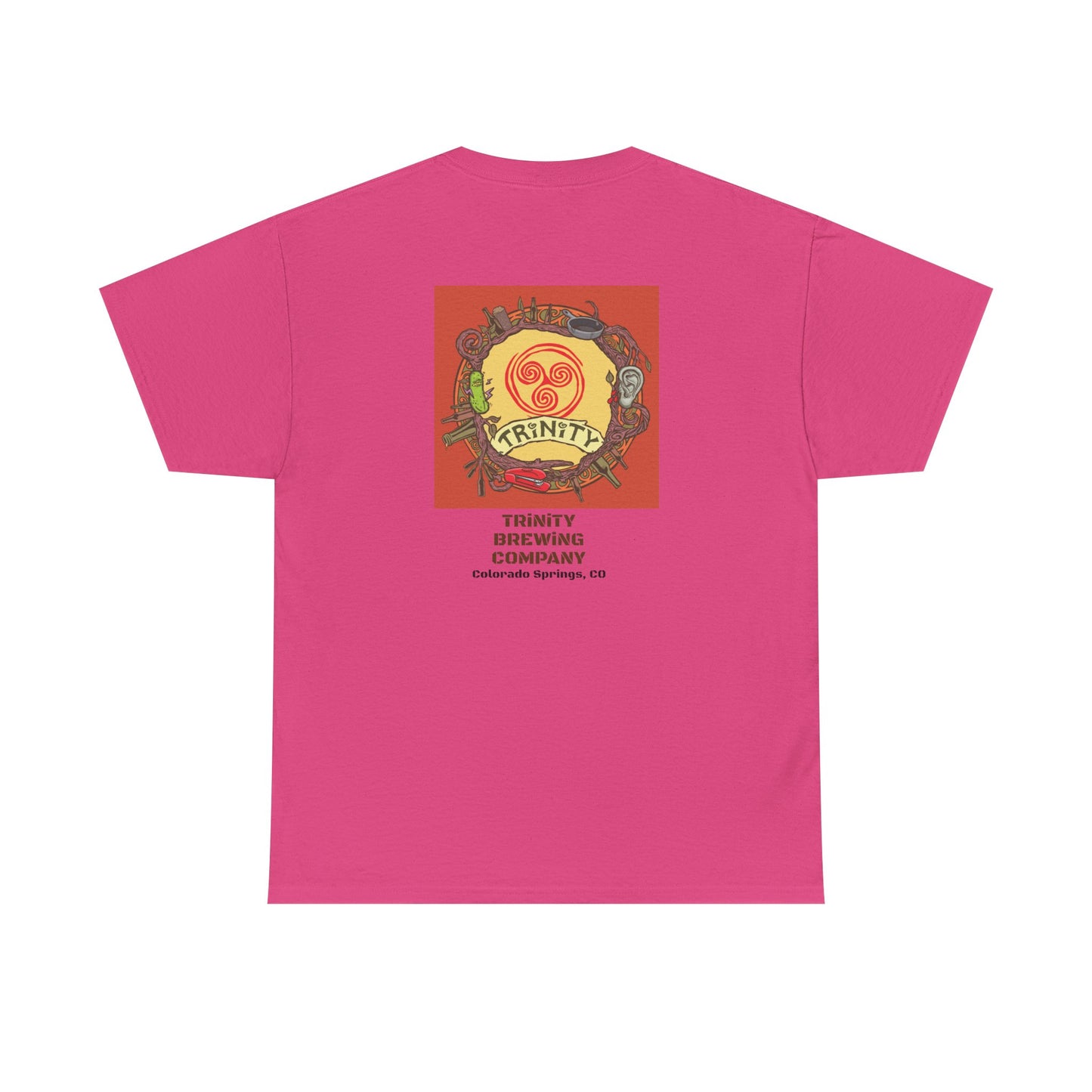 TRiNiTY Classic Logo RED - Unisex Heavy Cotton Tee