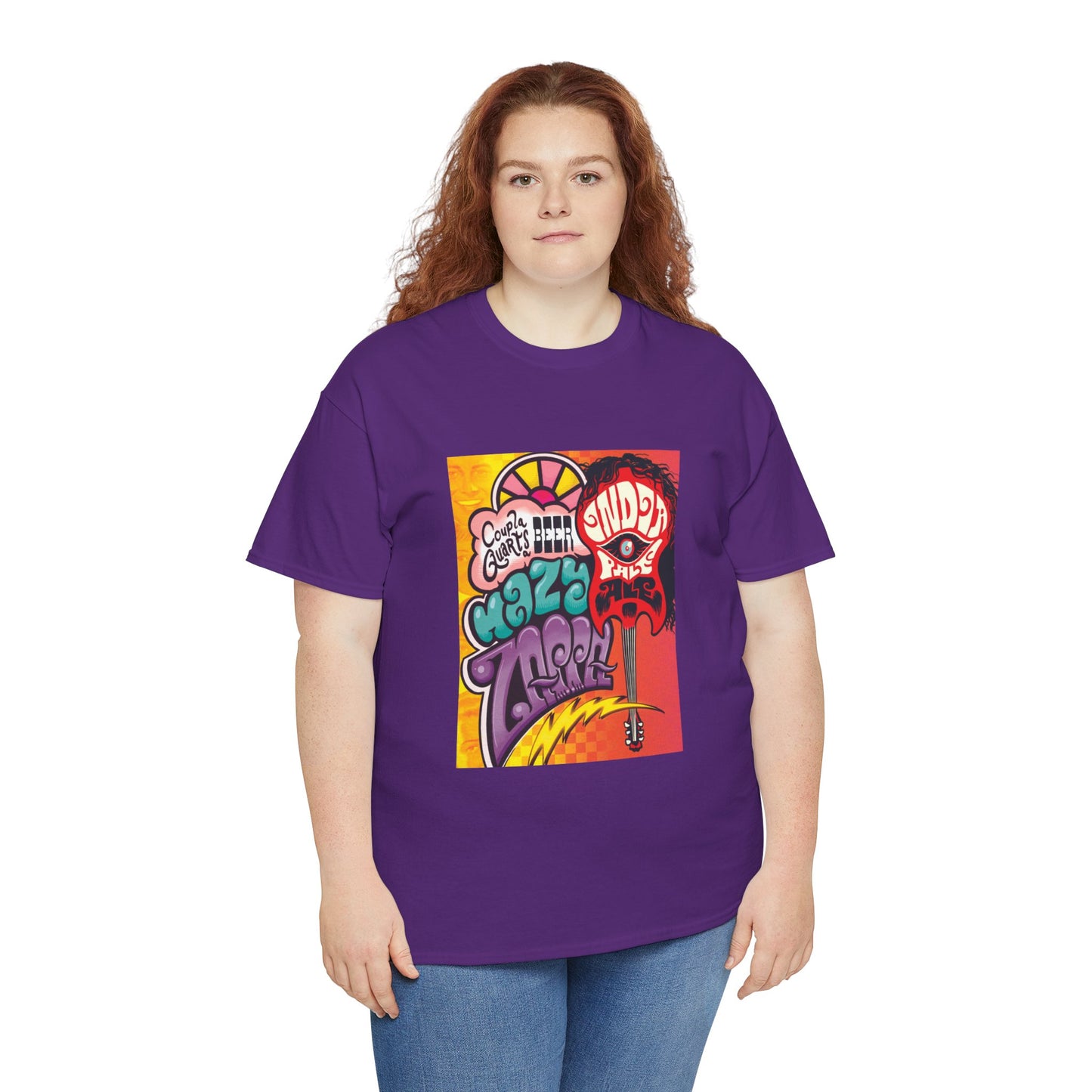 TRiNiTY Coupla' Quarts Hazy IPA (White Print) - Unisex Heavy Cotton Tee