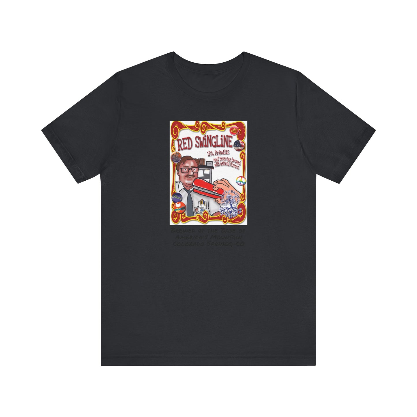 TRiNiTY GABF Gold Medal Winner Red Swingline Sour IPA - Unisex Jersey Short Sleeve Tee