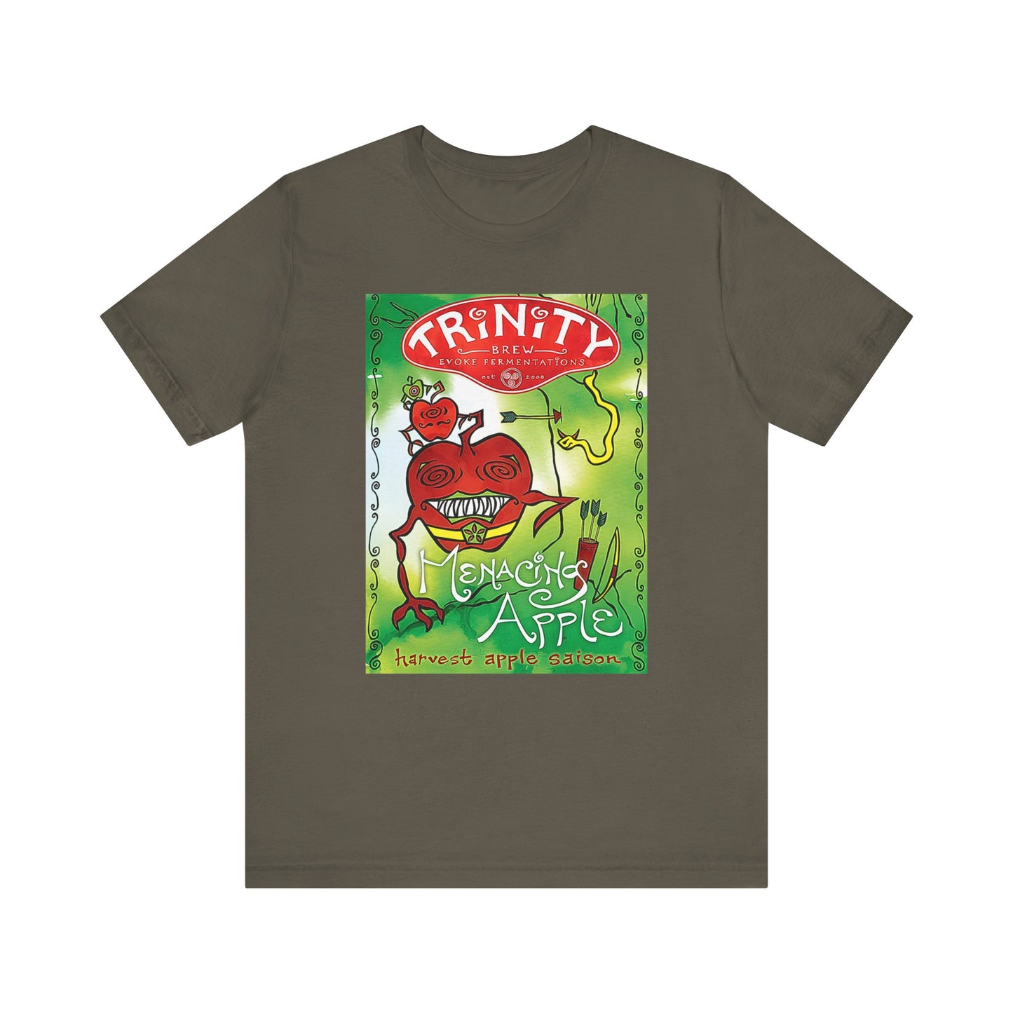 Menacing Apple Short Sleeve Tee