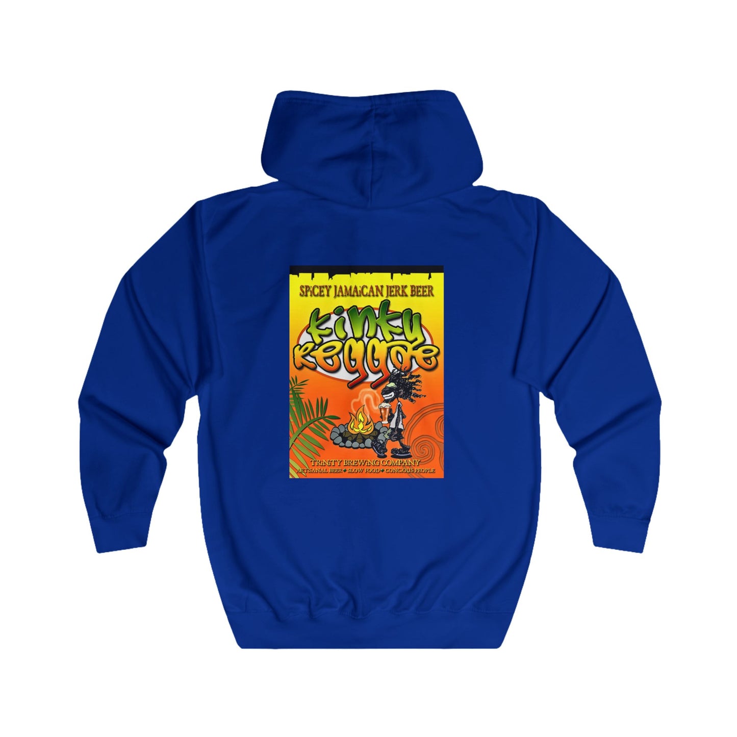 Funky Reggae Hoodie - Unisex Full Zip Hoodie