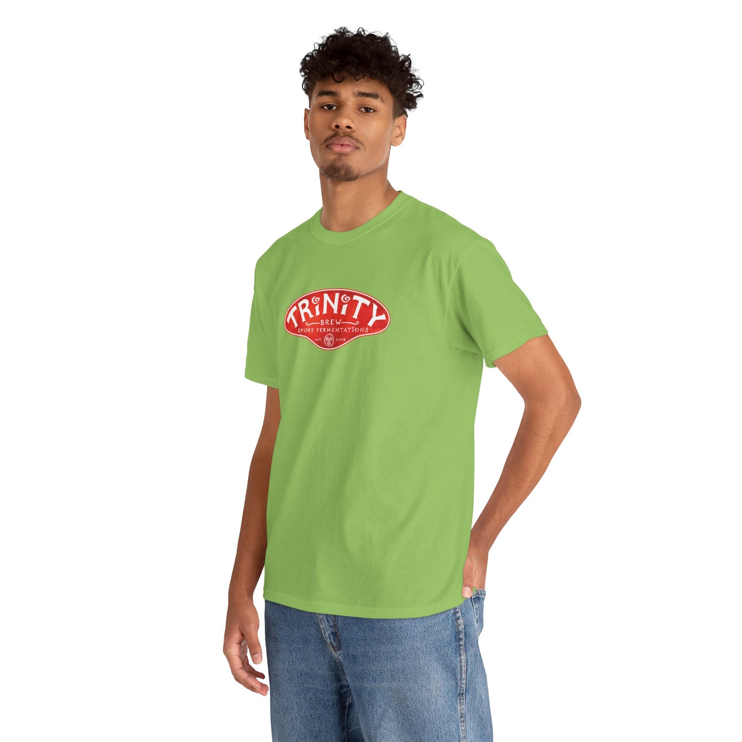 TRiNiTY Classic Logo RED - Unisex Heavy Cotton Tee