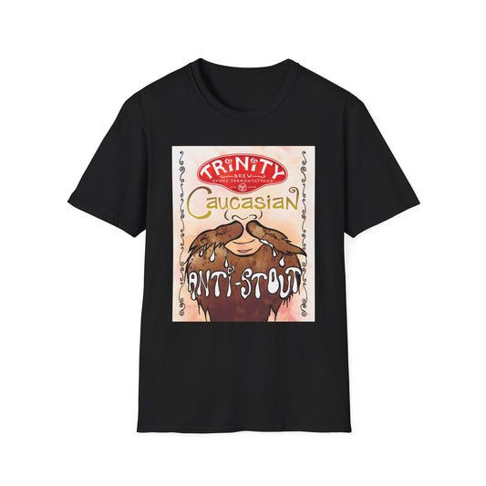 TRiNiTY Caucasian Anti-Stout (Darker Colors) - Unisex Softstyle T-Shirt