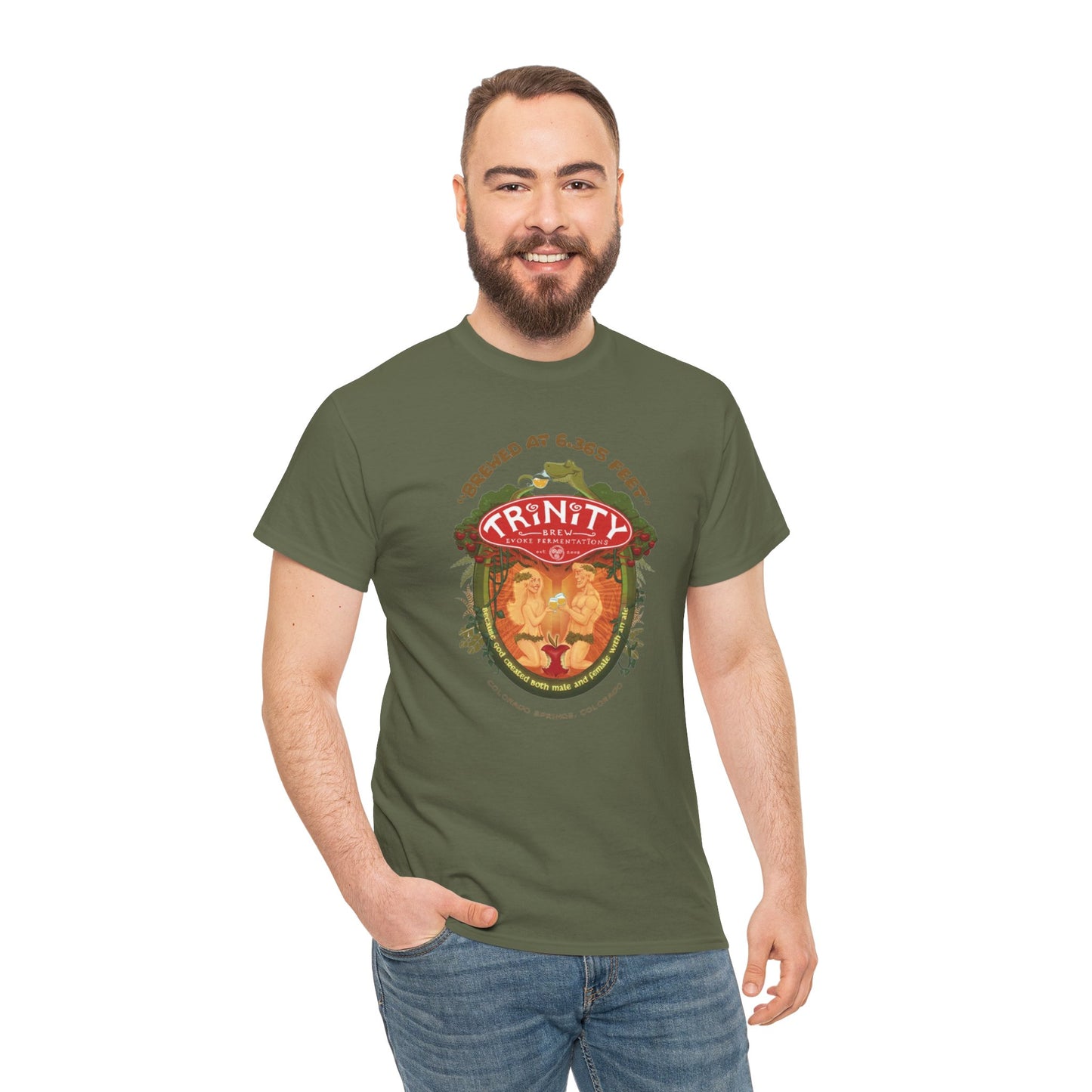 Adam & Eve Ale (Darker Colors) - Unisex Heavy Cotton Tee