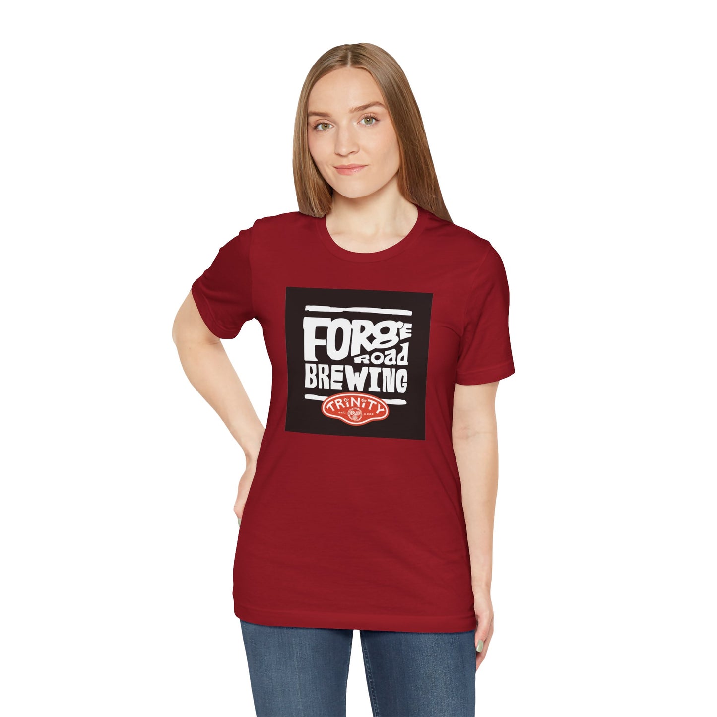 T2 Forge Road Brewery - Unisex Jersey Short Sleeve Tee