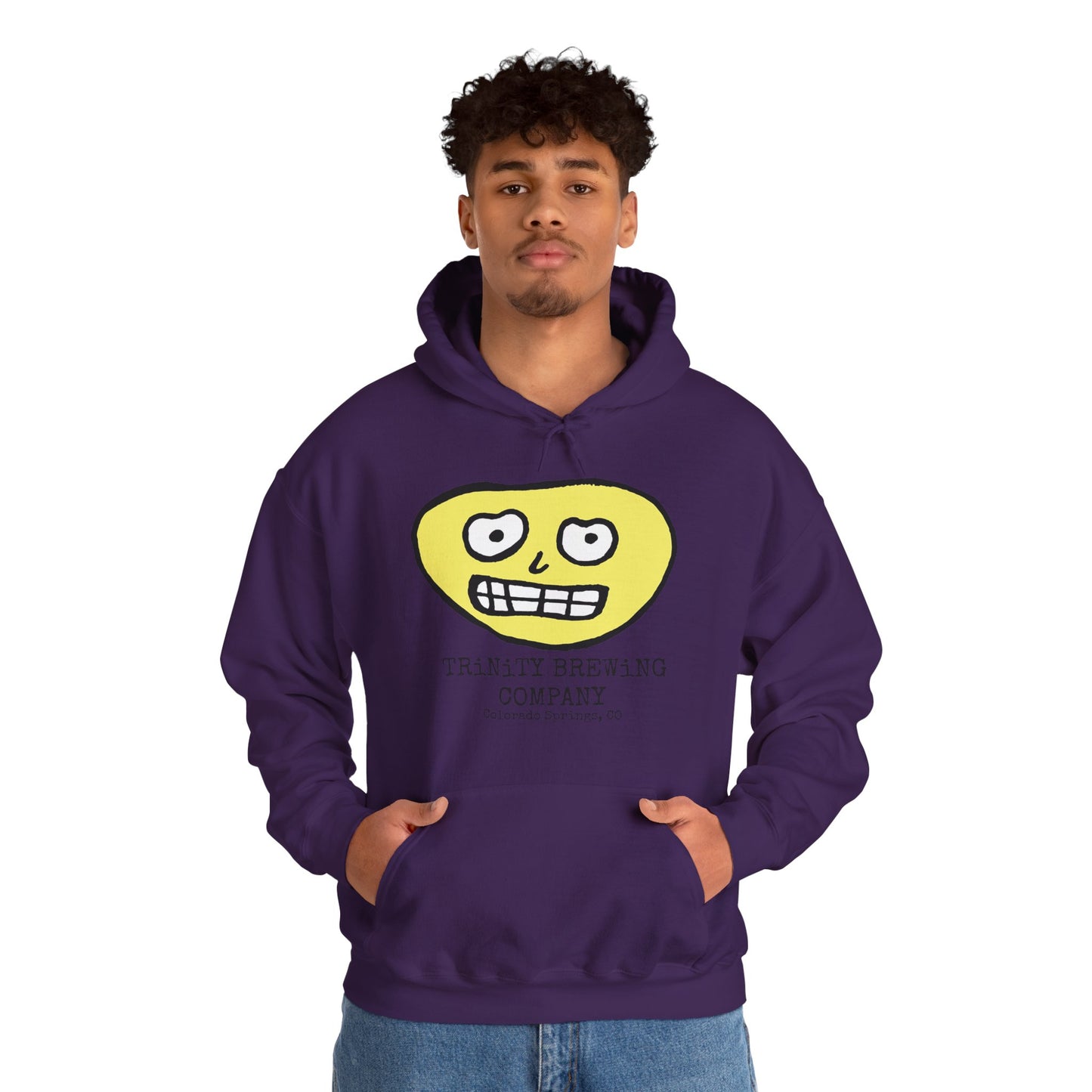 TRiNiTY Brewing Beerface Logo - Unisex Heavy Blend™ Hooded Sweatshirt