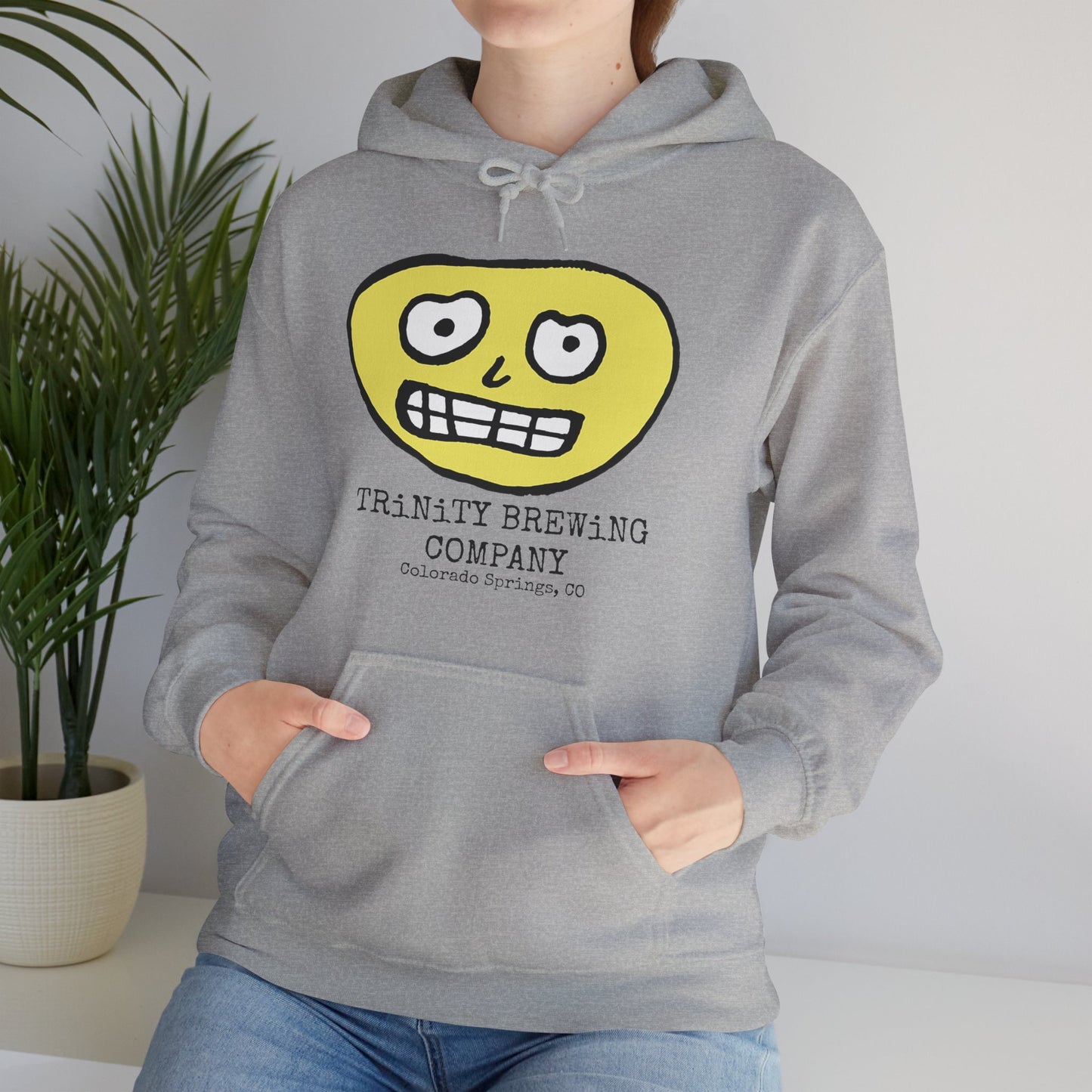 TRiNiTY Brewing Beerface Logo - Unisex Heavy Blend™ Hooded Sweatshirt