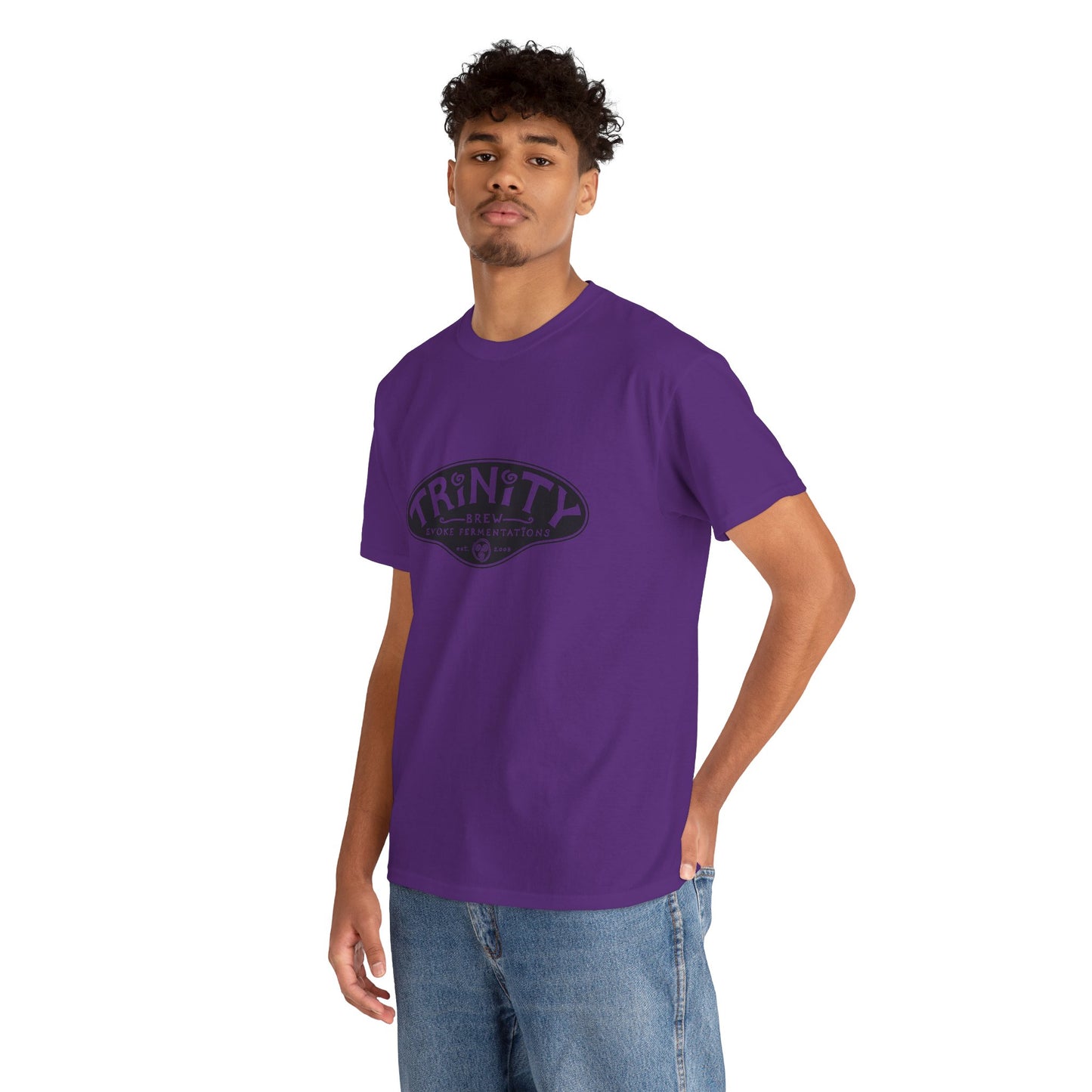 TRiNiTY Classic Logo/ Black - Unisex Heavy Cotton Tee