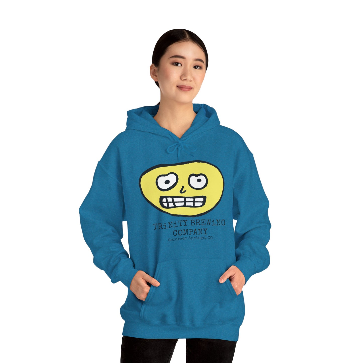TRiNiTY Brewing Beerface Logo - Unisex Heavy Blend™ Hooded Sweatshirt