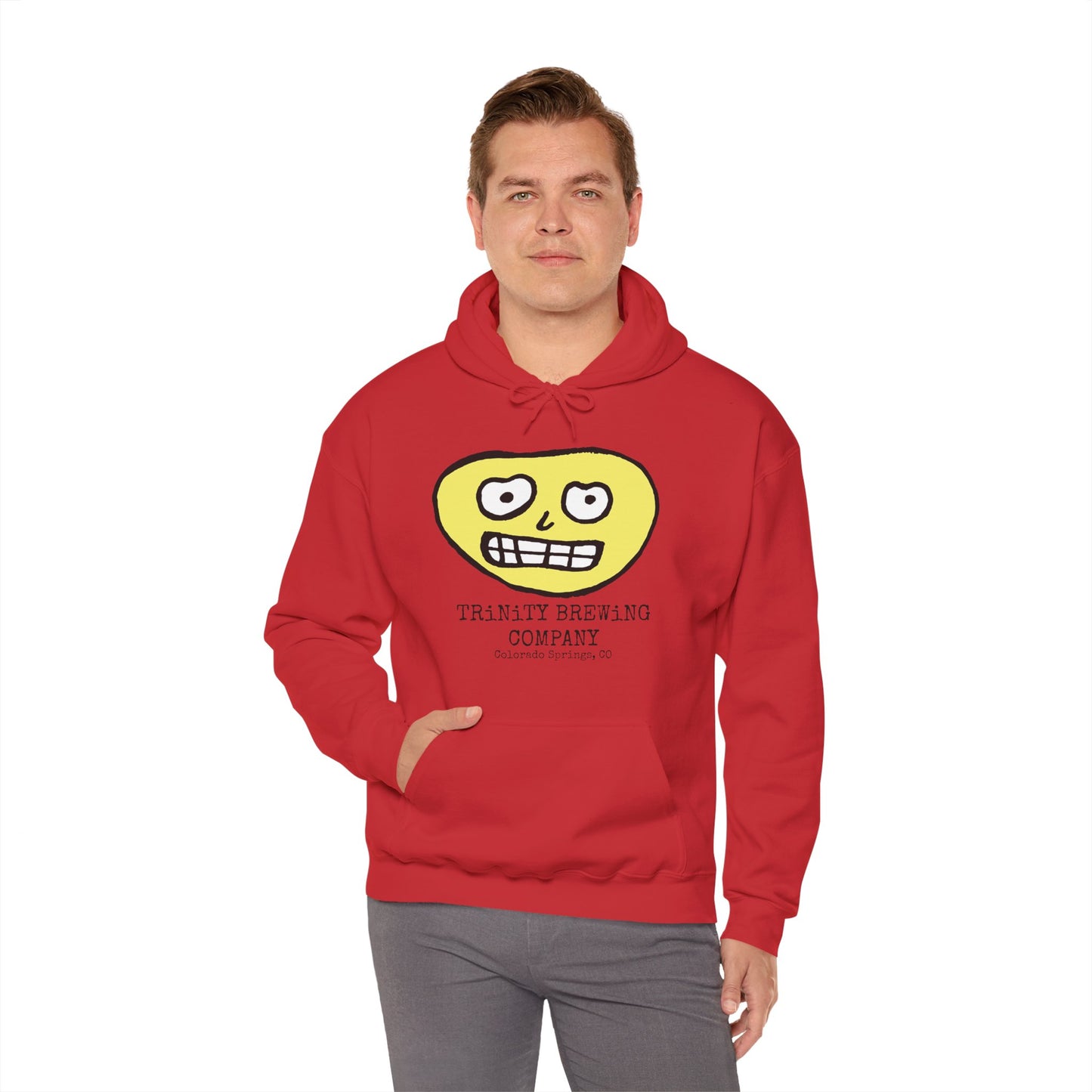 TRiNiTY Brewing Beerface Logo - Unisex Heavy Blend™ Hooded Sweatshirt