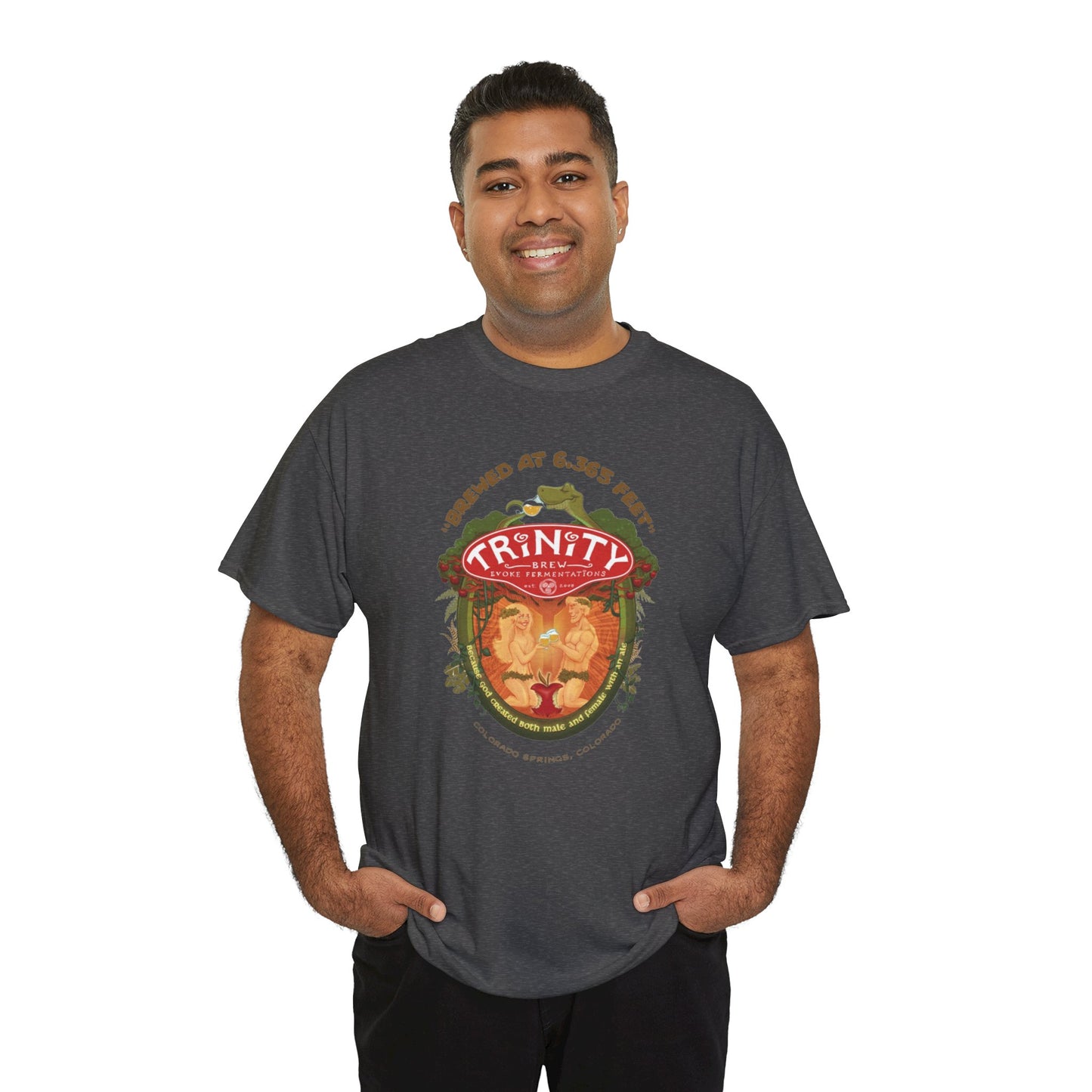Adam & Eve Ale (Darker Colors) - Unisex Heavy Cotton Tee