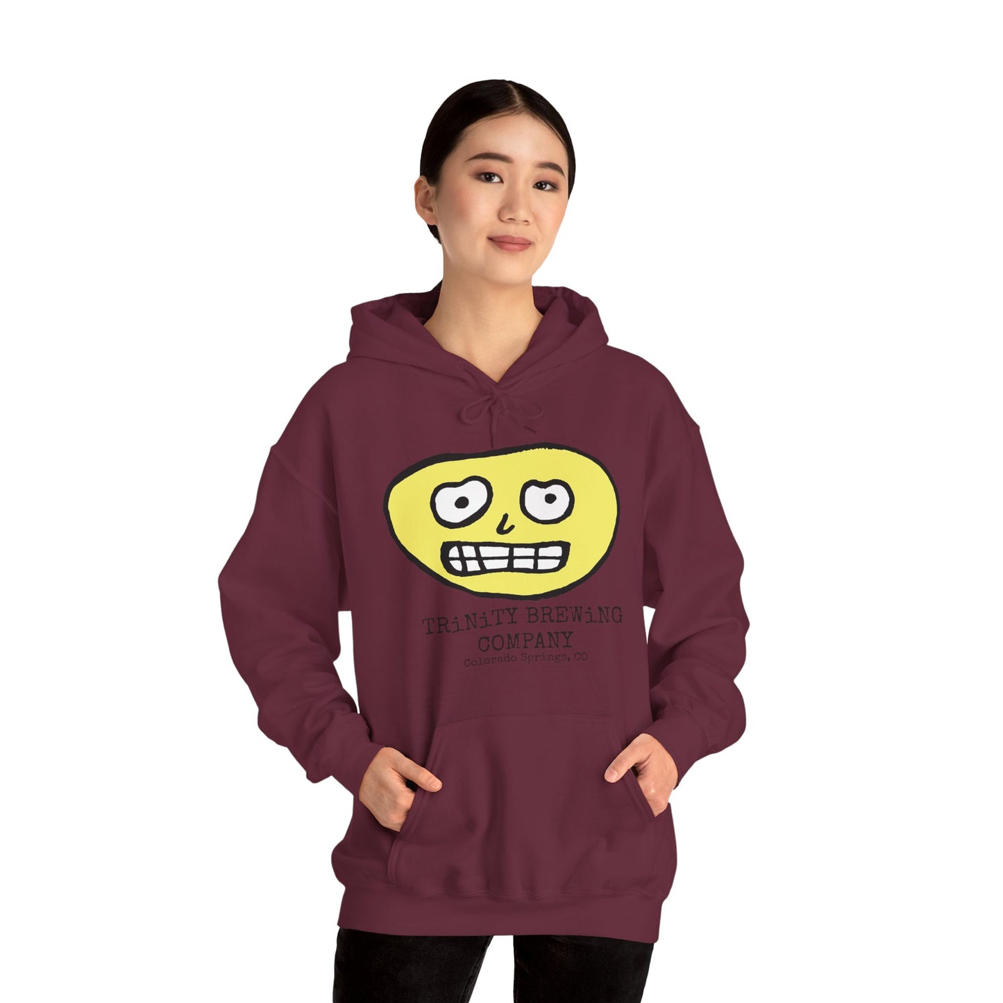 TRiNiTY Brewing Beerface Logo - Unisex Heavy Blend™ Hooded Sweatshirt