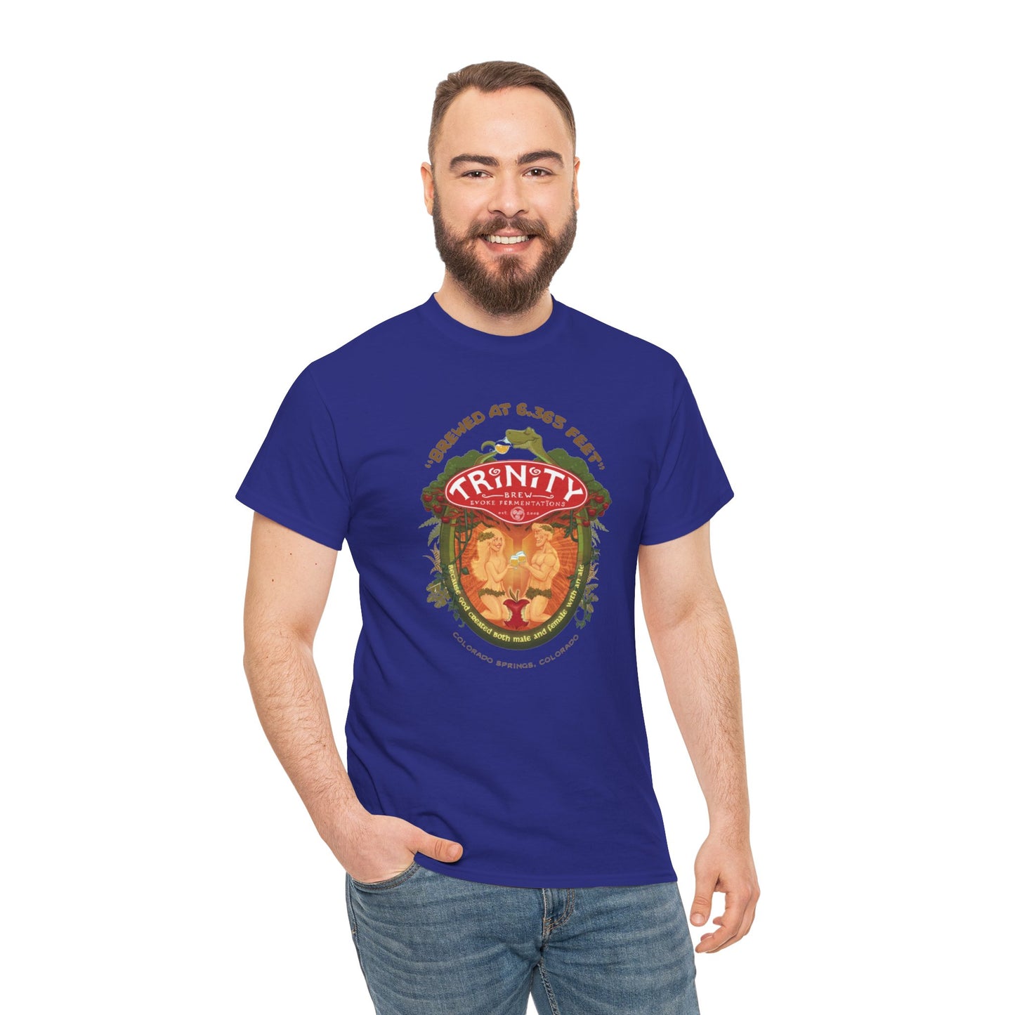 Adam & Eve Ale (Darker Colors) - Unisex Heavy Cotton Tee