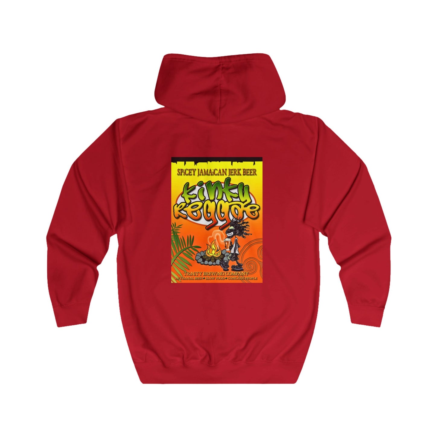 Funky Reggae Hoodie - Unisex Full Zip Hoodie