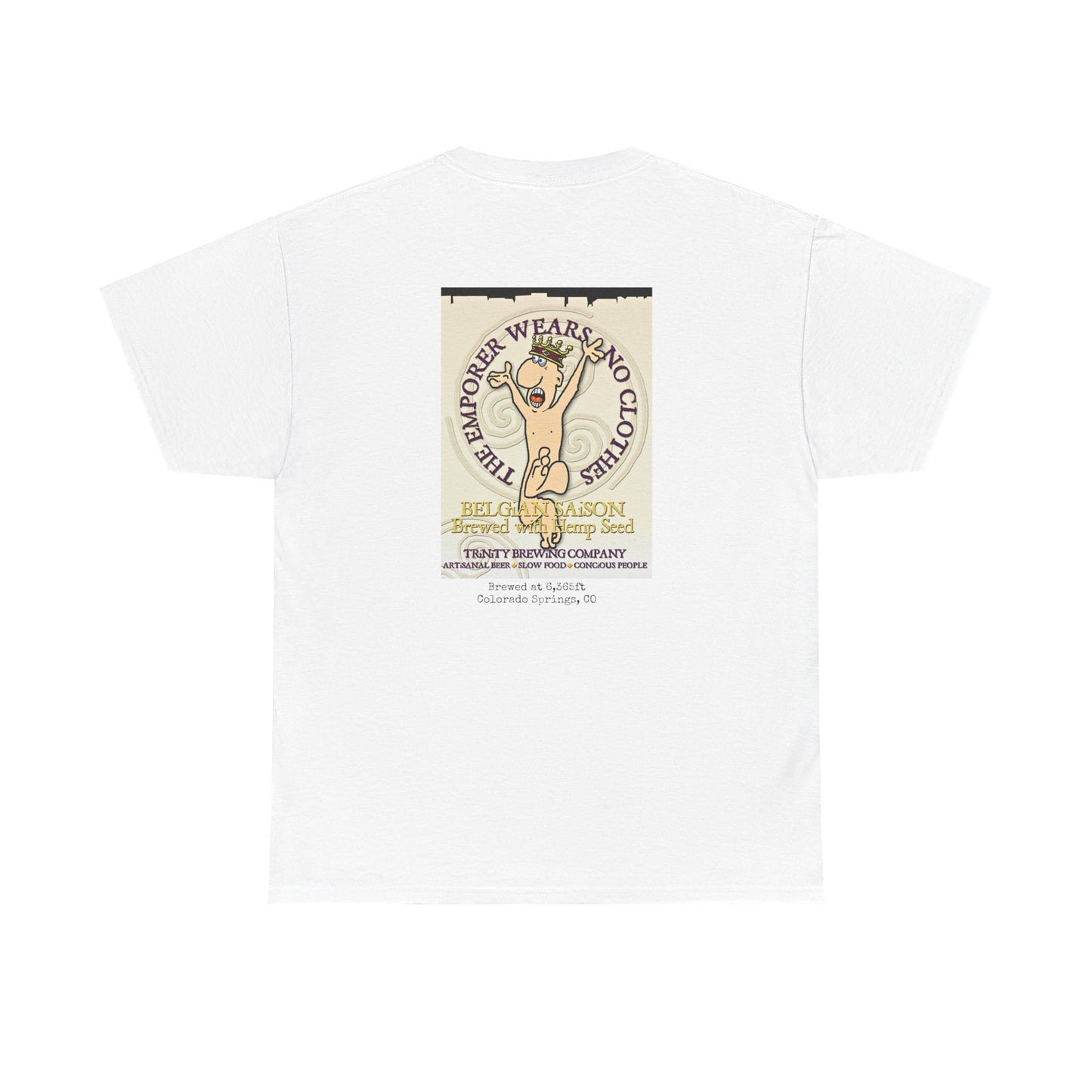 TRiNiTY The Emperor Has No Clothes -  Unisex Heavy Cotton Tee