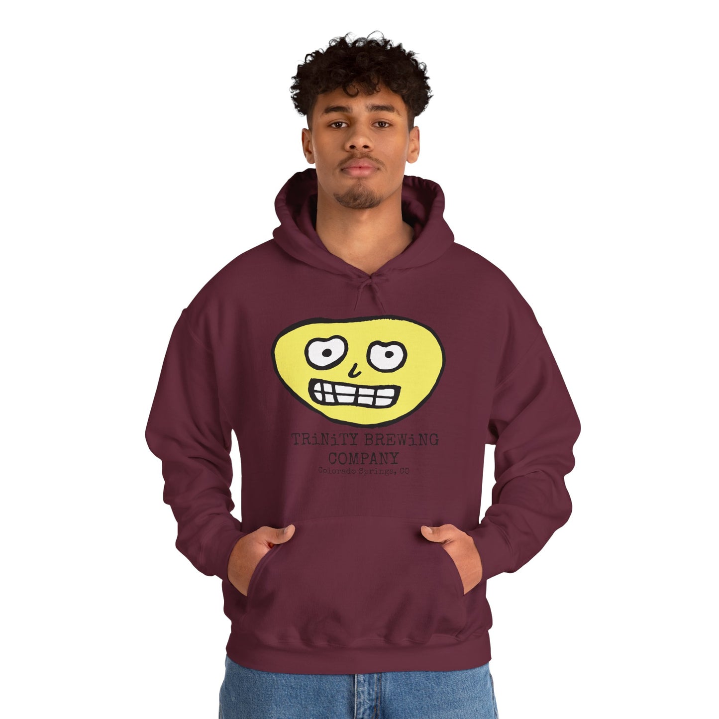 TRiNiTY Brewing Beerface Logo - Unisex Heavy Blend™ Hooded Sweatshirt