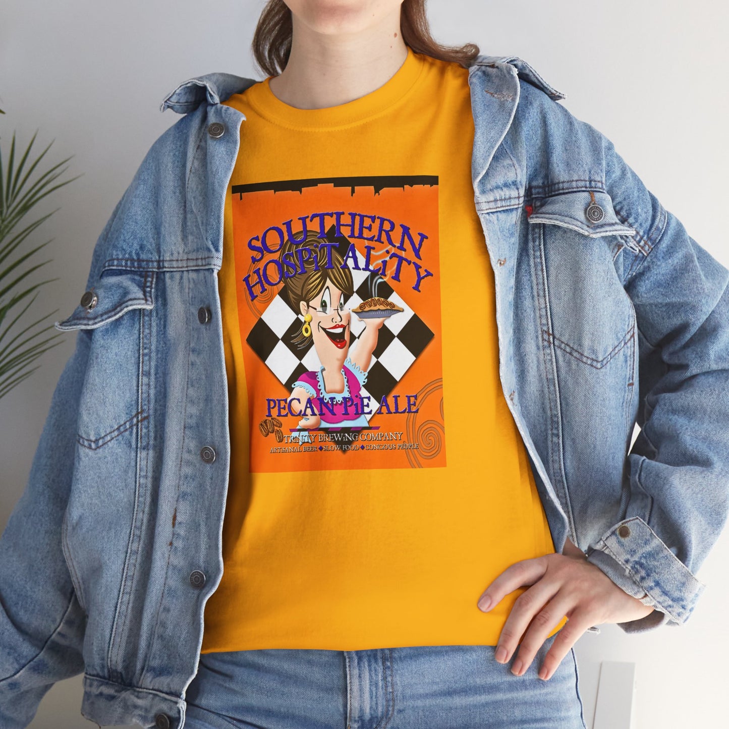 TRiNiTY Southern Hospitality Pecan Pie Ale - Unisex Heavy Cotton Tee