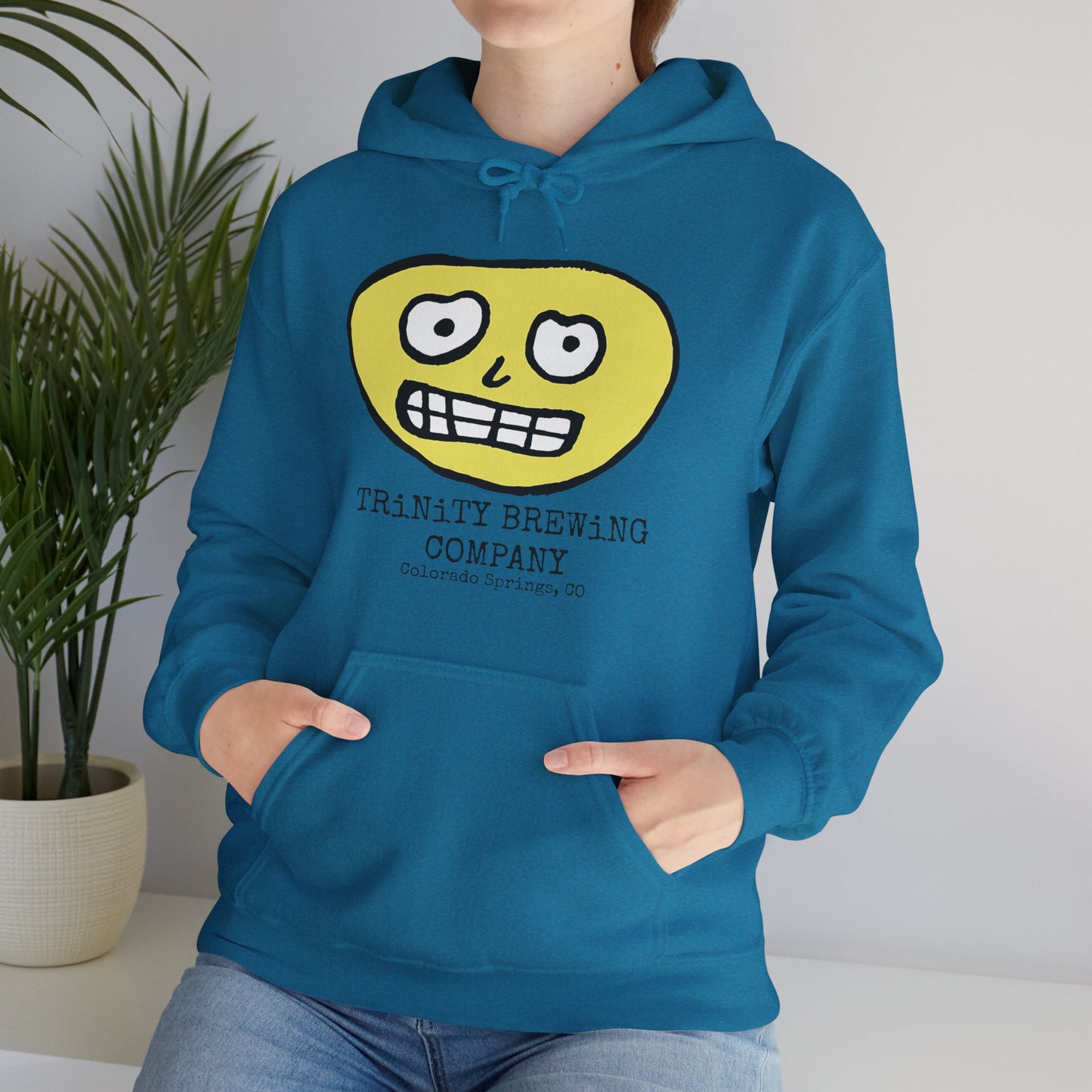 TRiNiTY Brewing Beerface Logo - Unisex Heavy Blend™ Hooded Sweatshirt