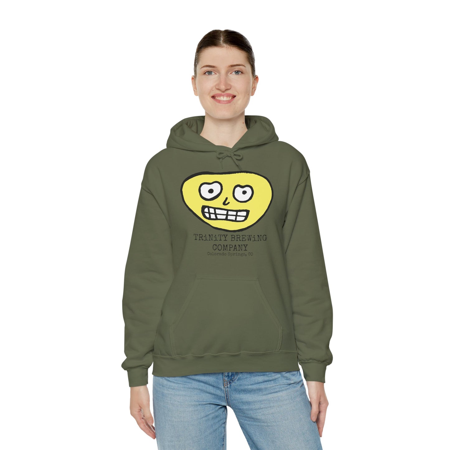 TRiNiTY Brewing Beerface Logo - Unisex Heavy Blend™ Hooded Sweatshirt