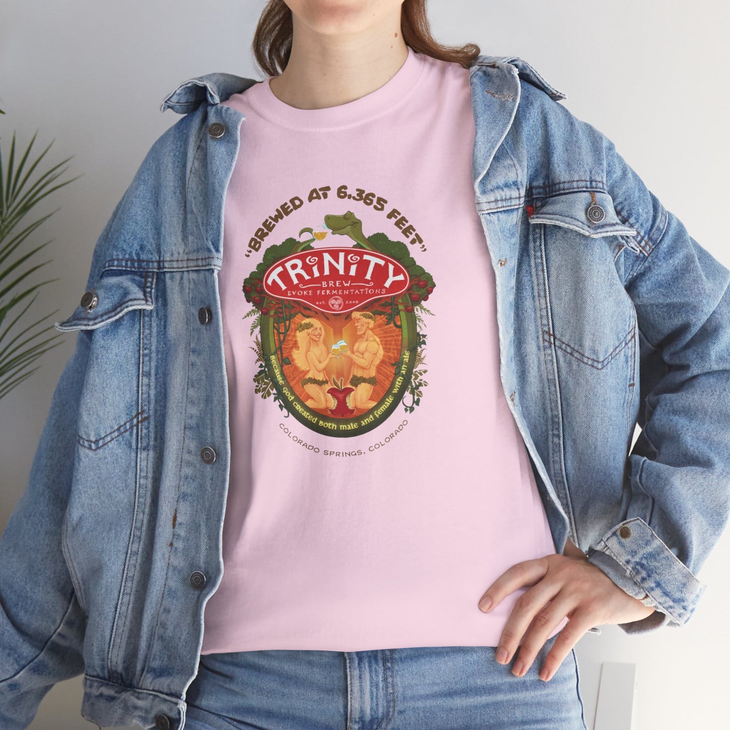 TRiNiTY Adam & Eve Ale (Lighter Colors) - Unisex Heavy Cotton Tee