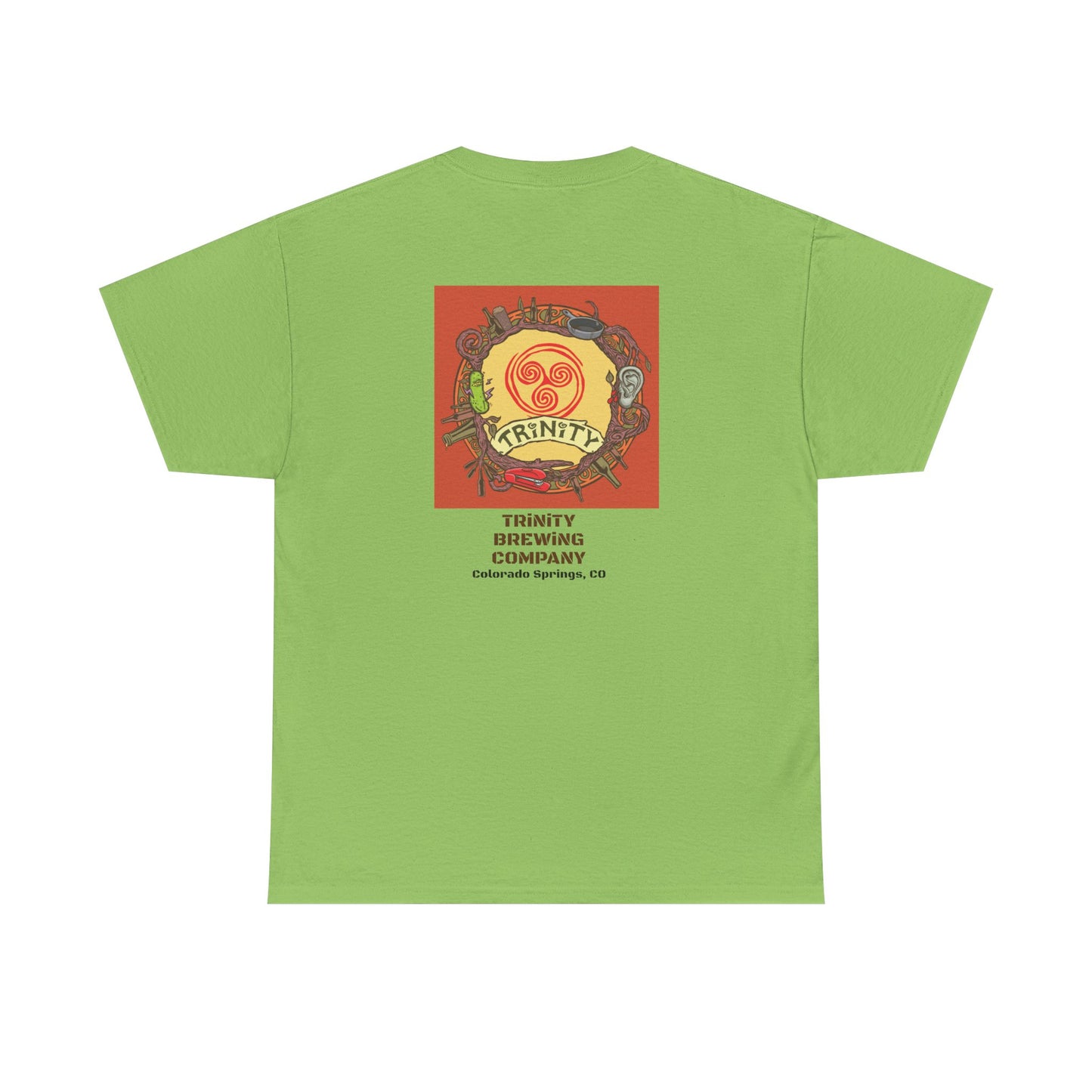TRiNiTY Classic Logo RED - Unisex Heavy Cotton Tee