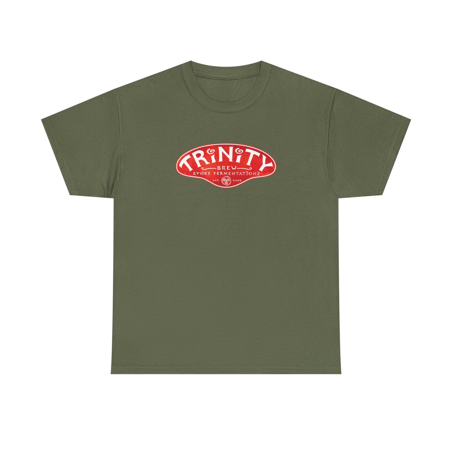 TRiNiTY Classic Logo RED - Unisex Heavy Cotton Tee