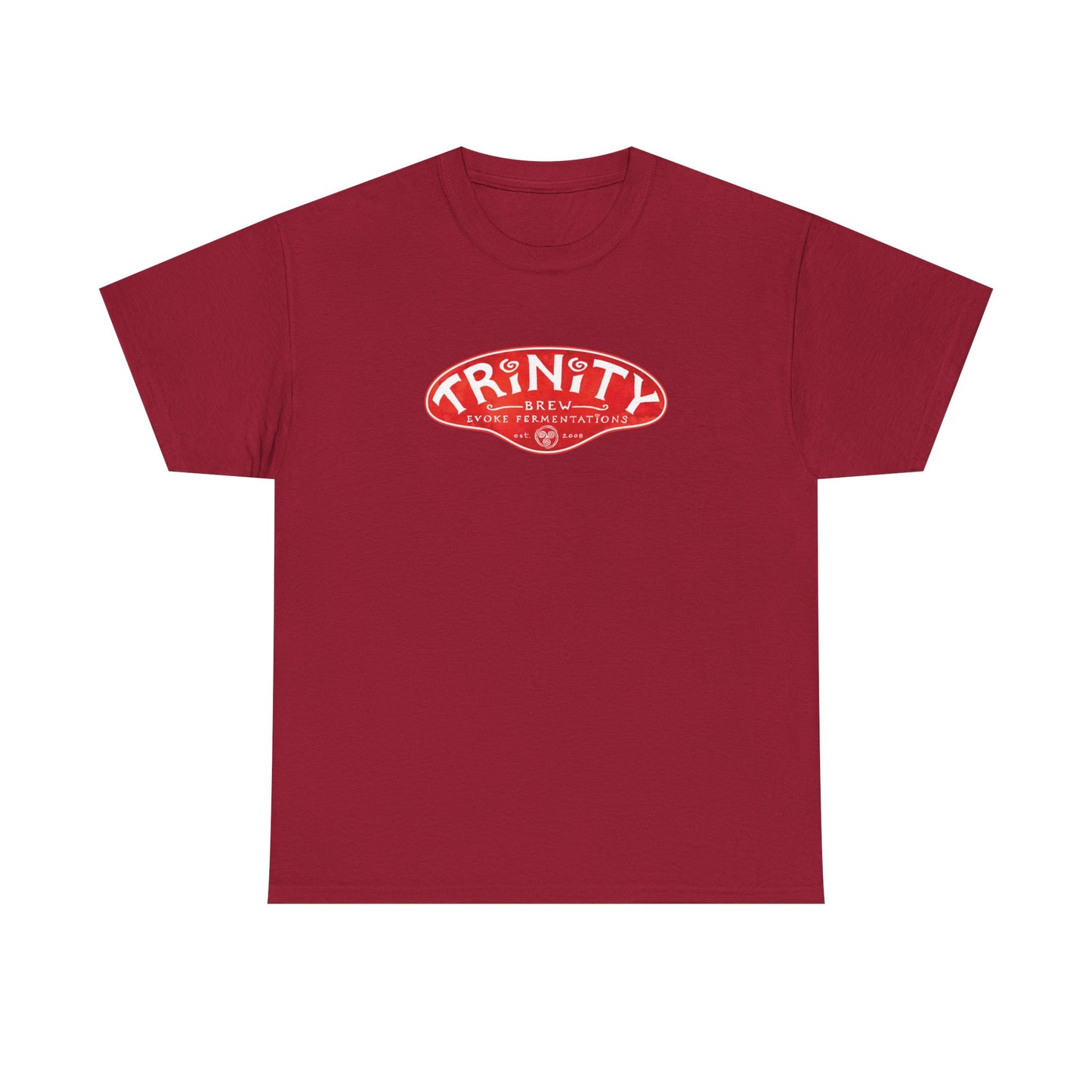 TRiNiTY Classic Logo RED - Unisex Heavy Cotton Tee