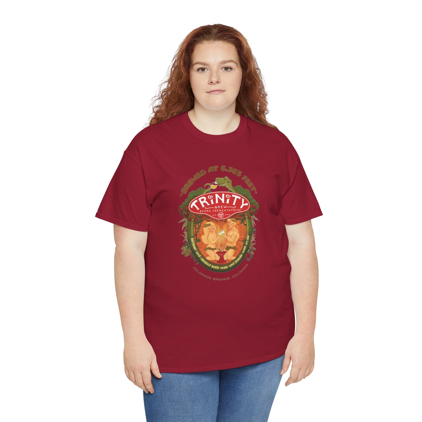 Adam & Eve Ale (Darker Colors) - Unisex Heavy Cotton Tee